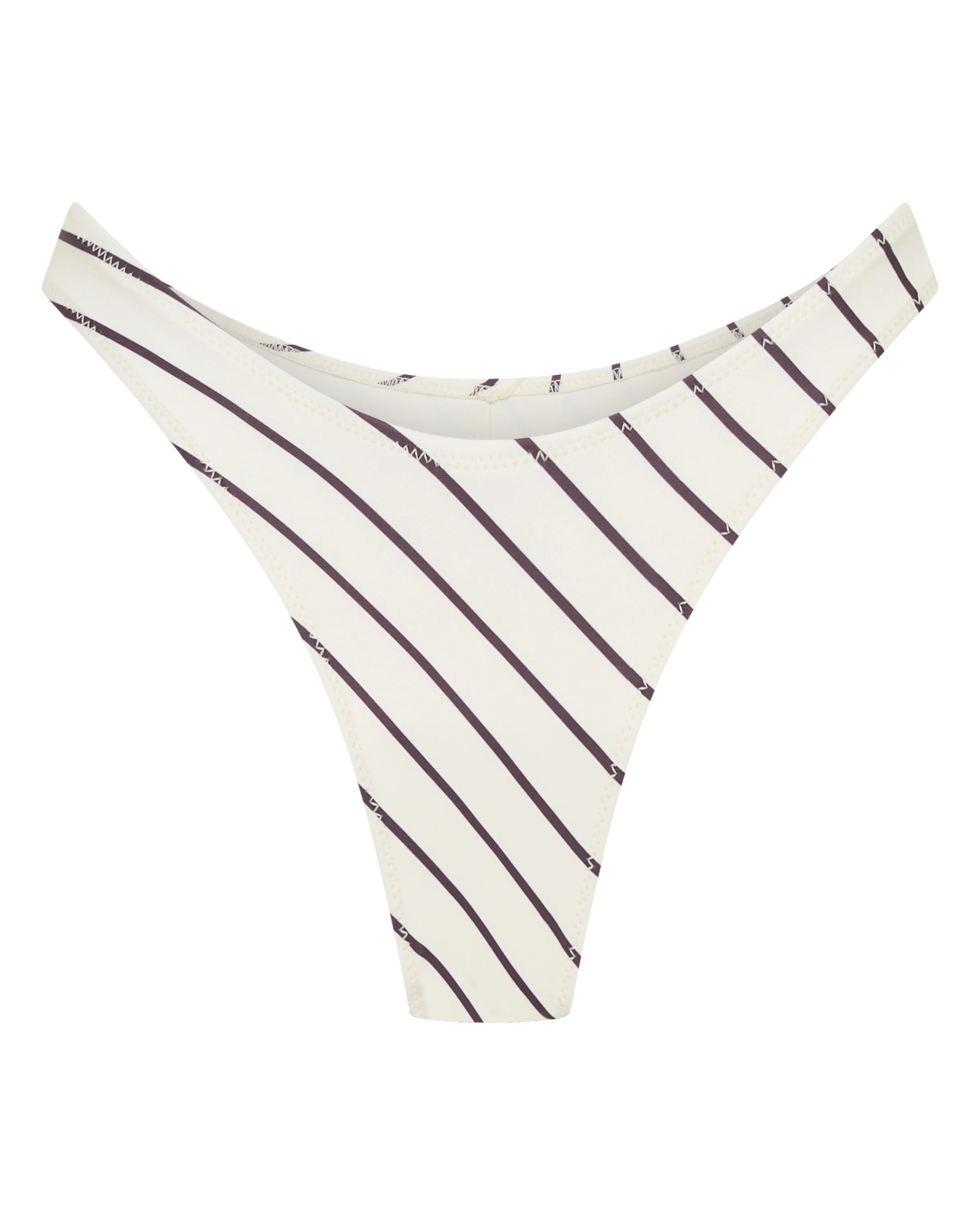 Belmont Bottoms Cream/Choc Stripe - luluinthesky