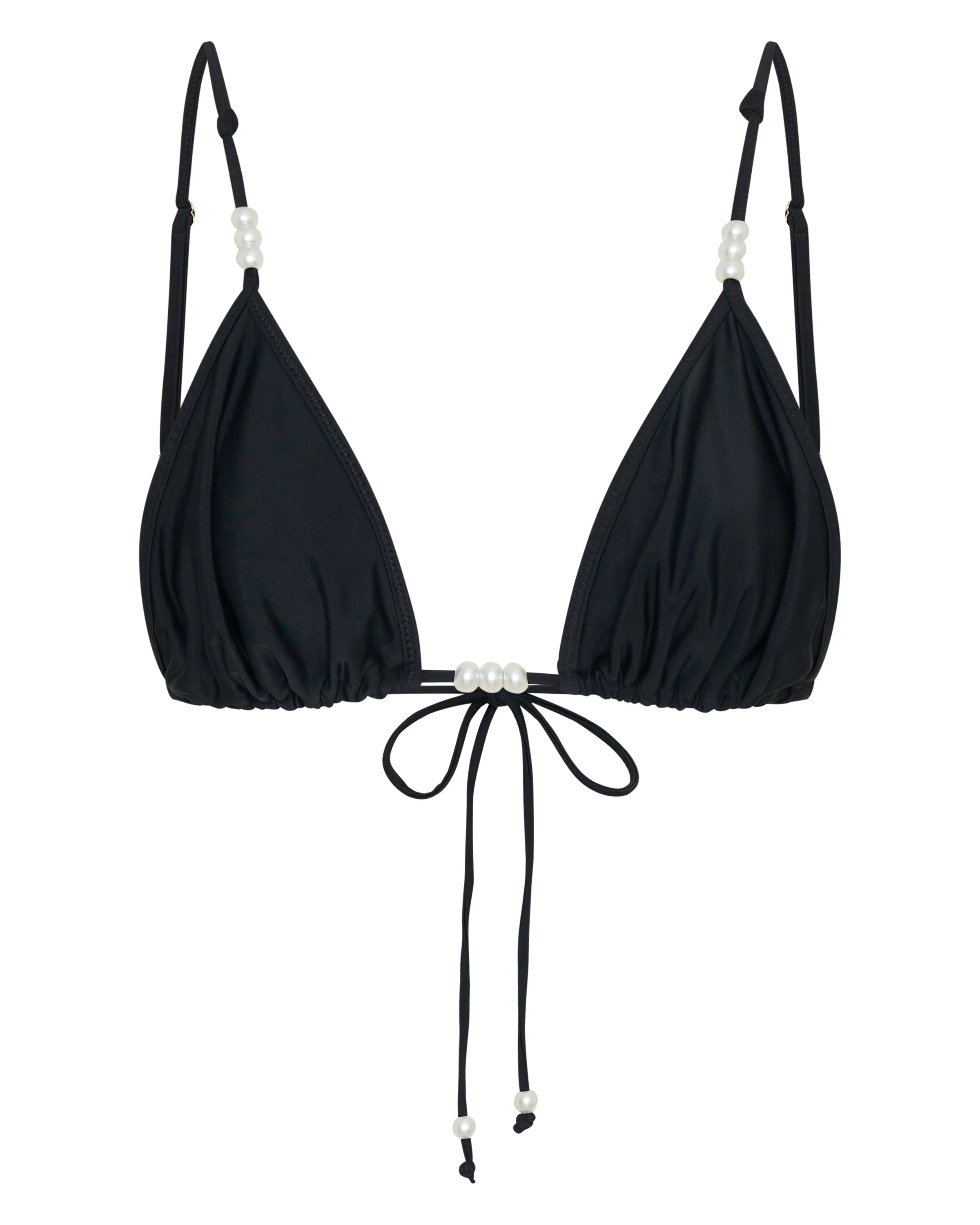 Amalfi Bikini Top Black - luluinthesky