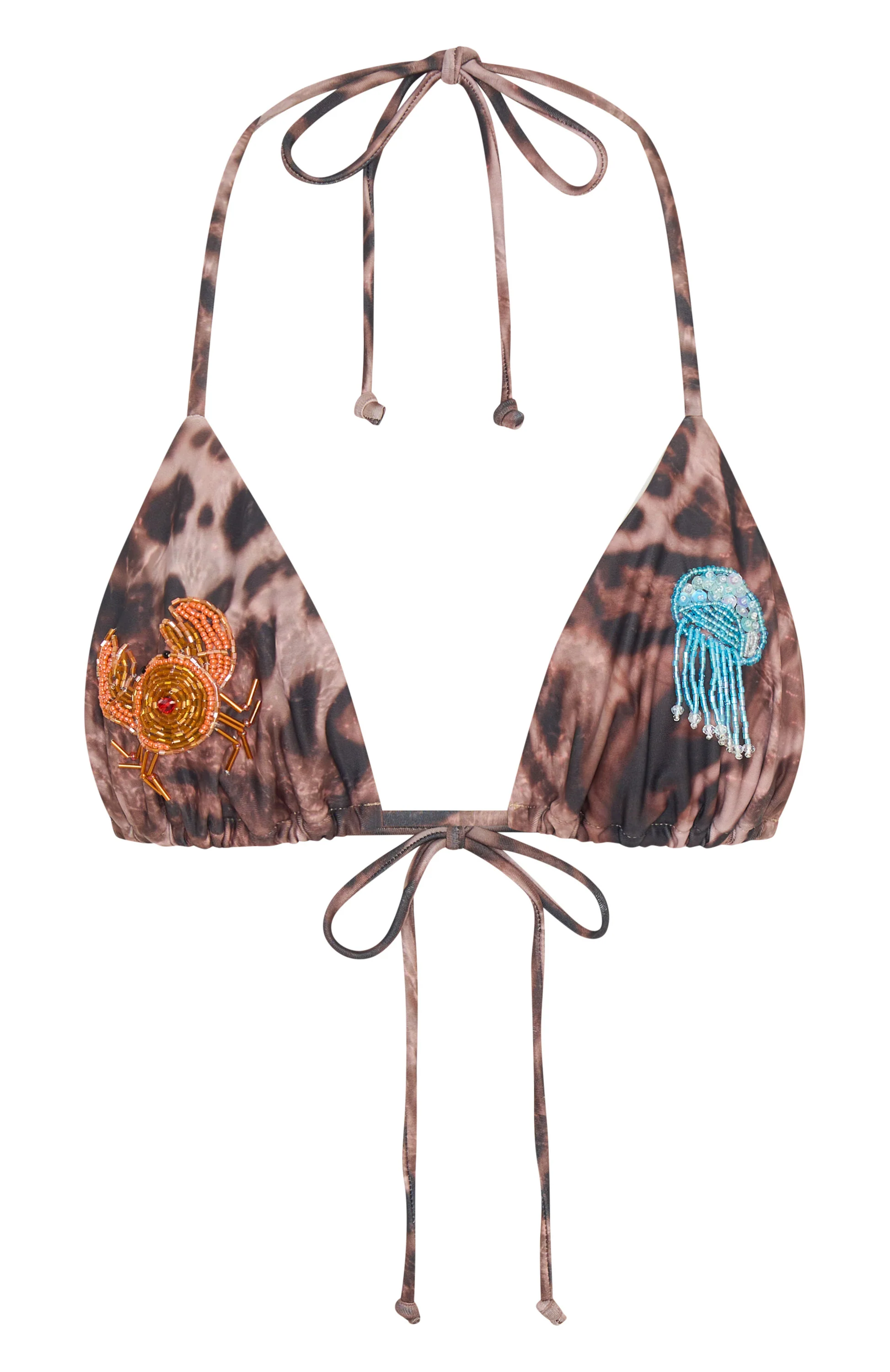 Ophelia Bikini Top The Wild Print - luluinthesky