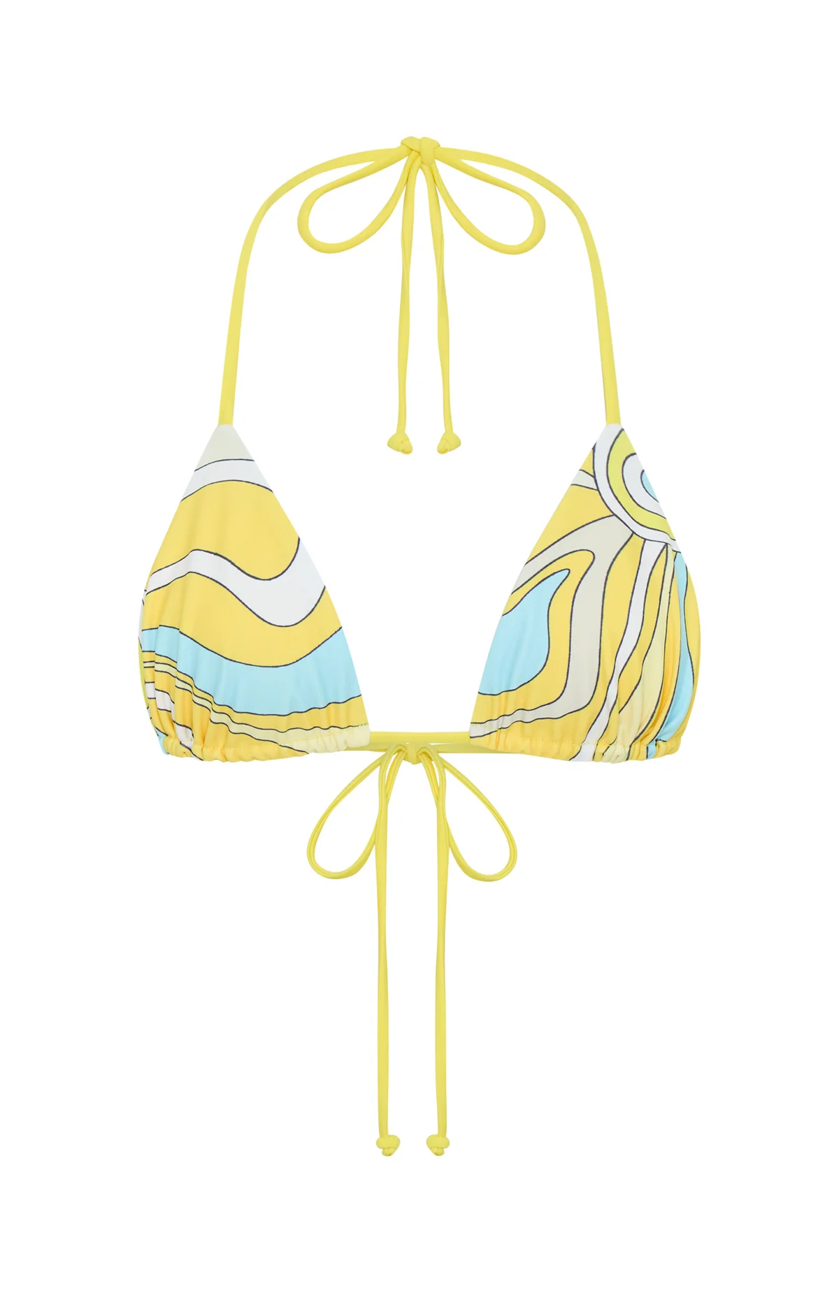 Coolum Reversible Bikini Top Lemontini Fizz - luluinthesky