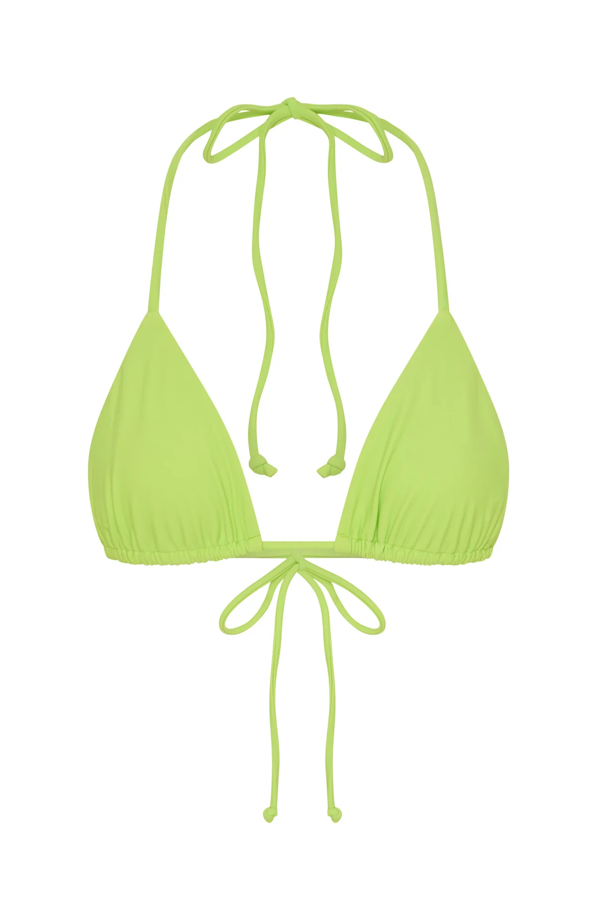 Golden Hour Bikini Top Lime - luluinthesky