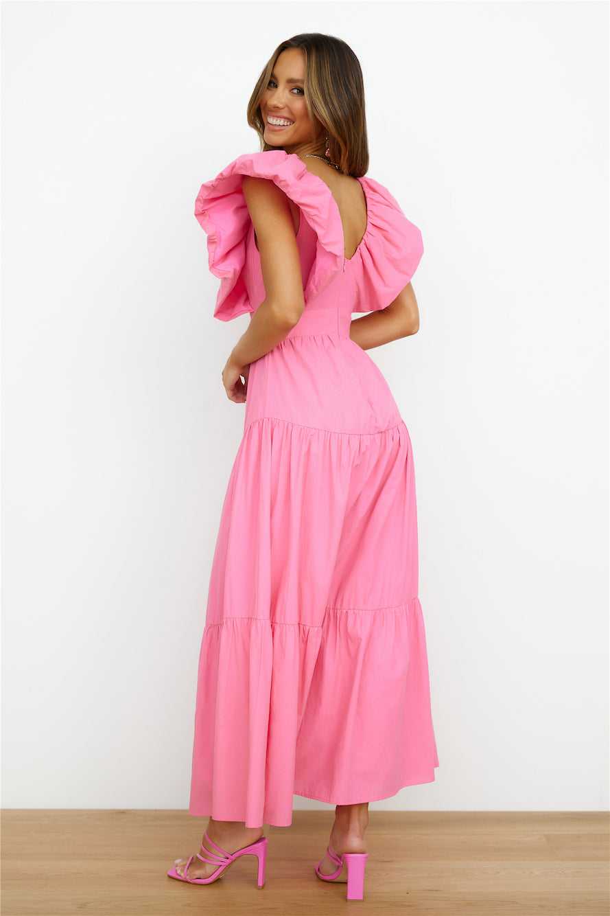 The Extra Girl Maxi Dress Pink