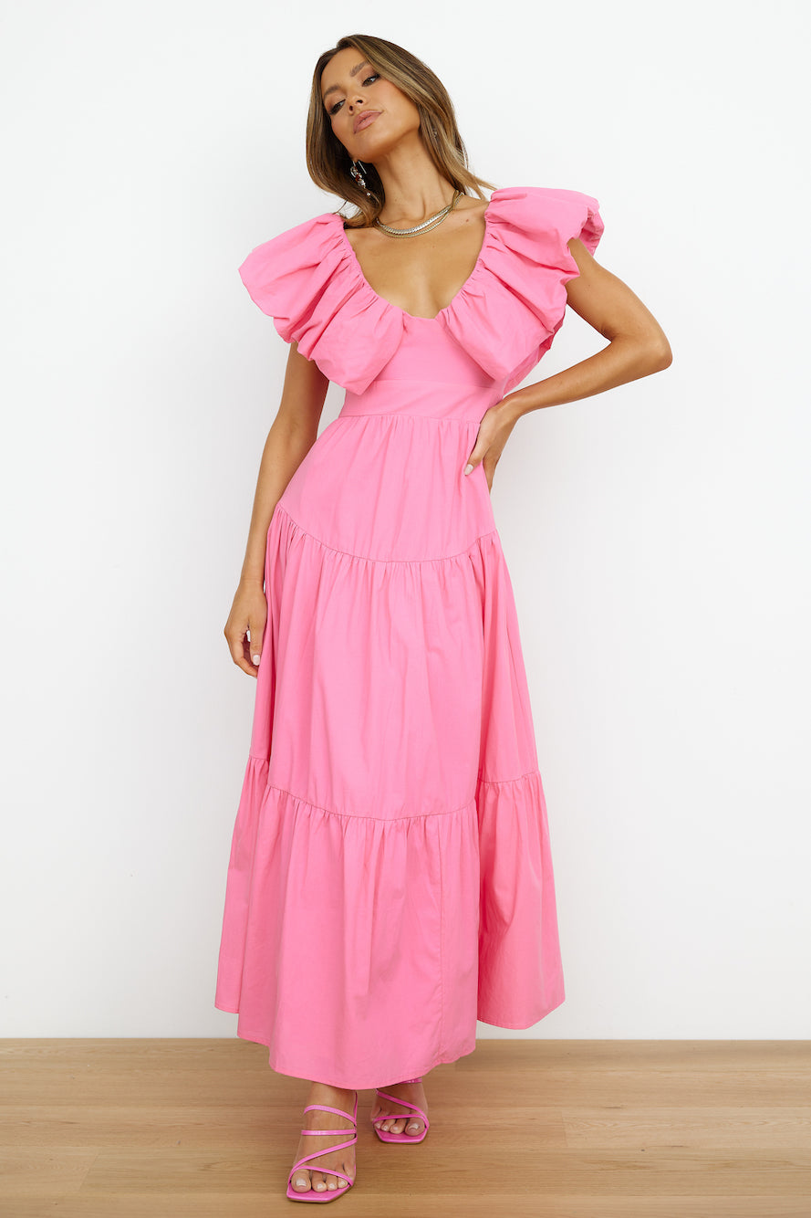 The Extra Girl Maxi Dress Pink