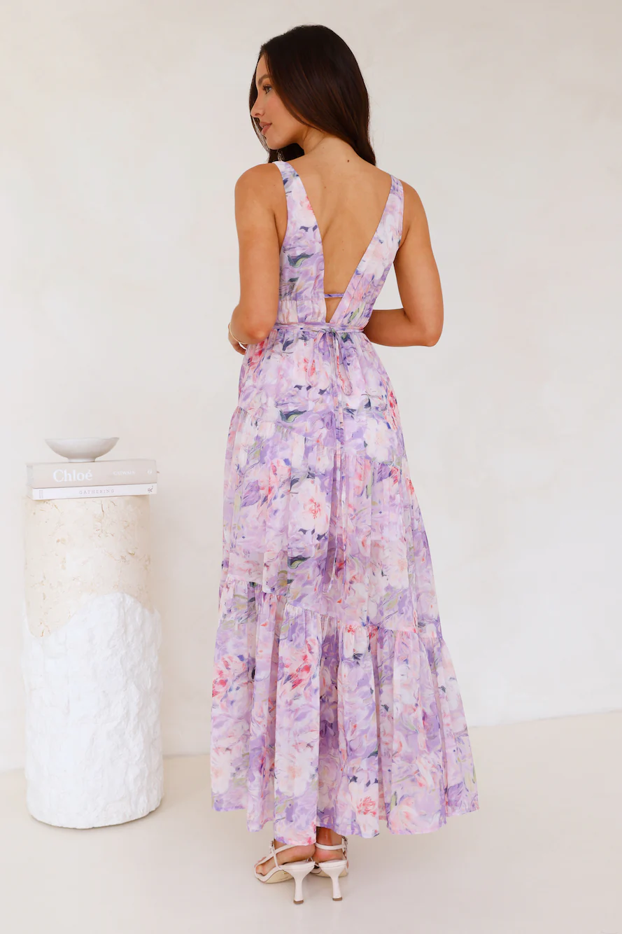 Zephyra Maxi Dress Lilac