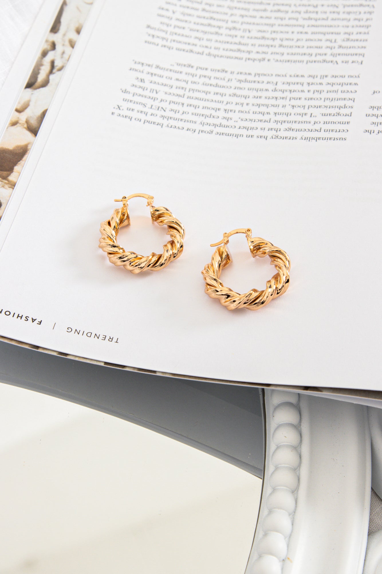 Royal Night Out Hoops Small Gold