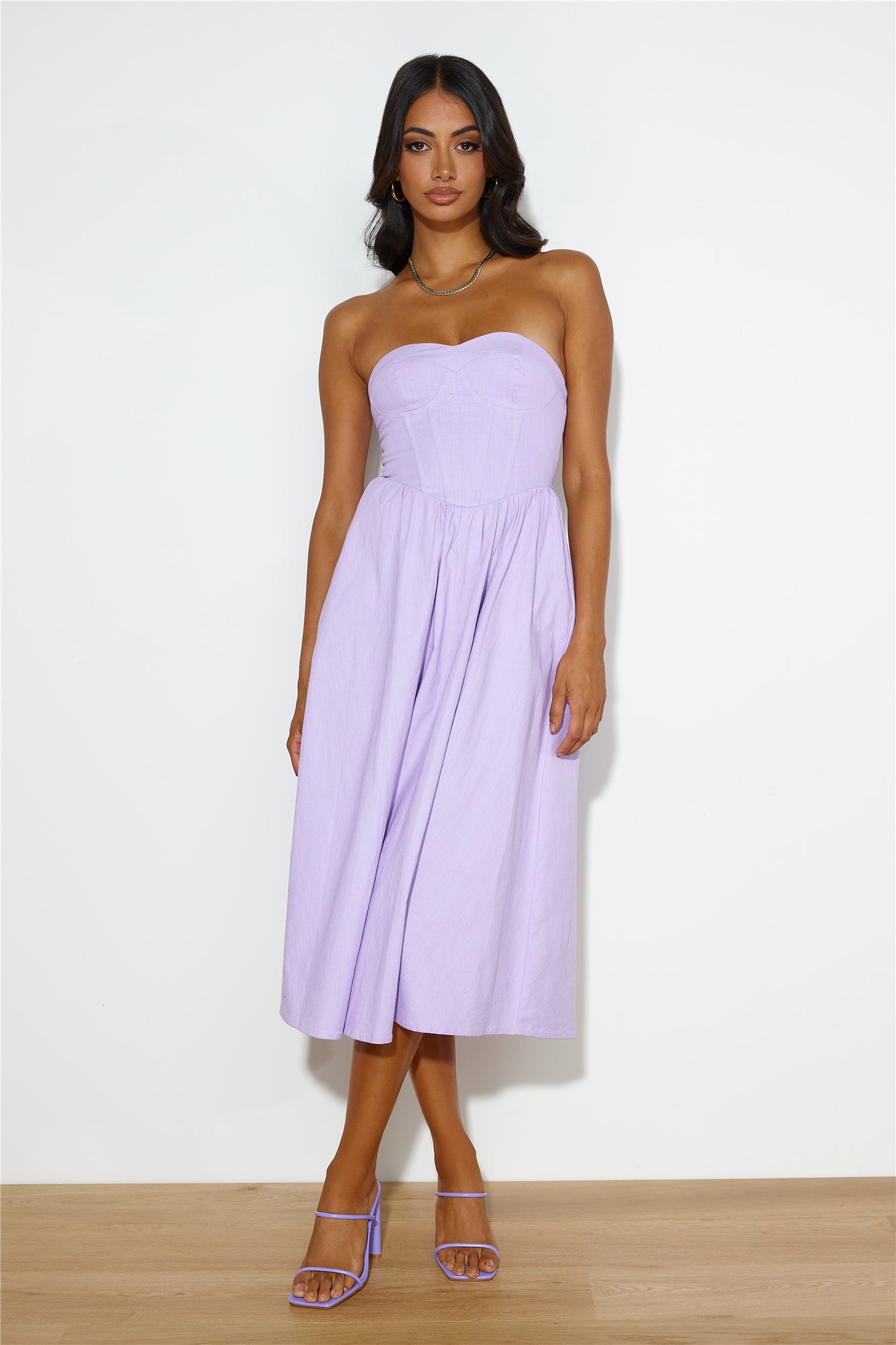Dreaming Of This Midi Dress Lilac