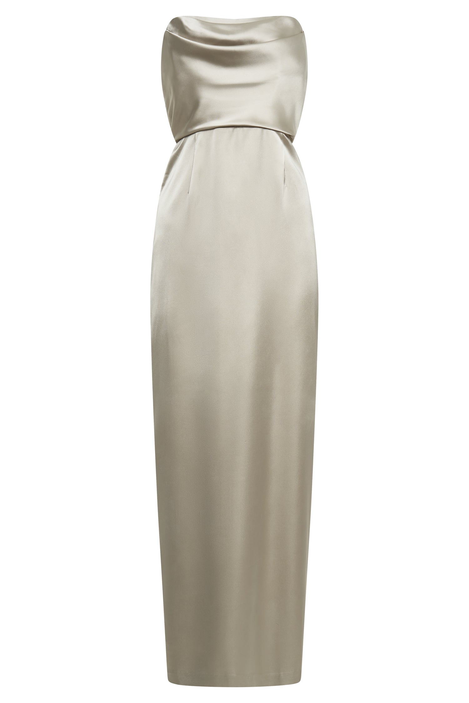 MESHKI Alanis Strapless Maxi Dress - Champagne