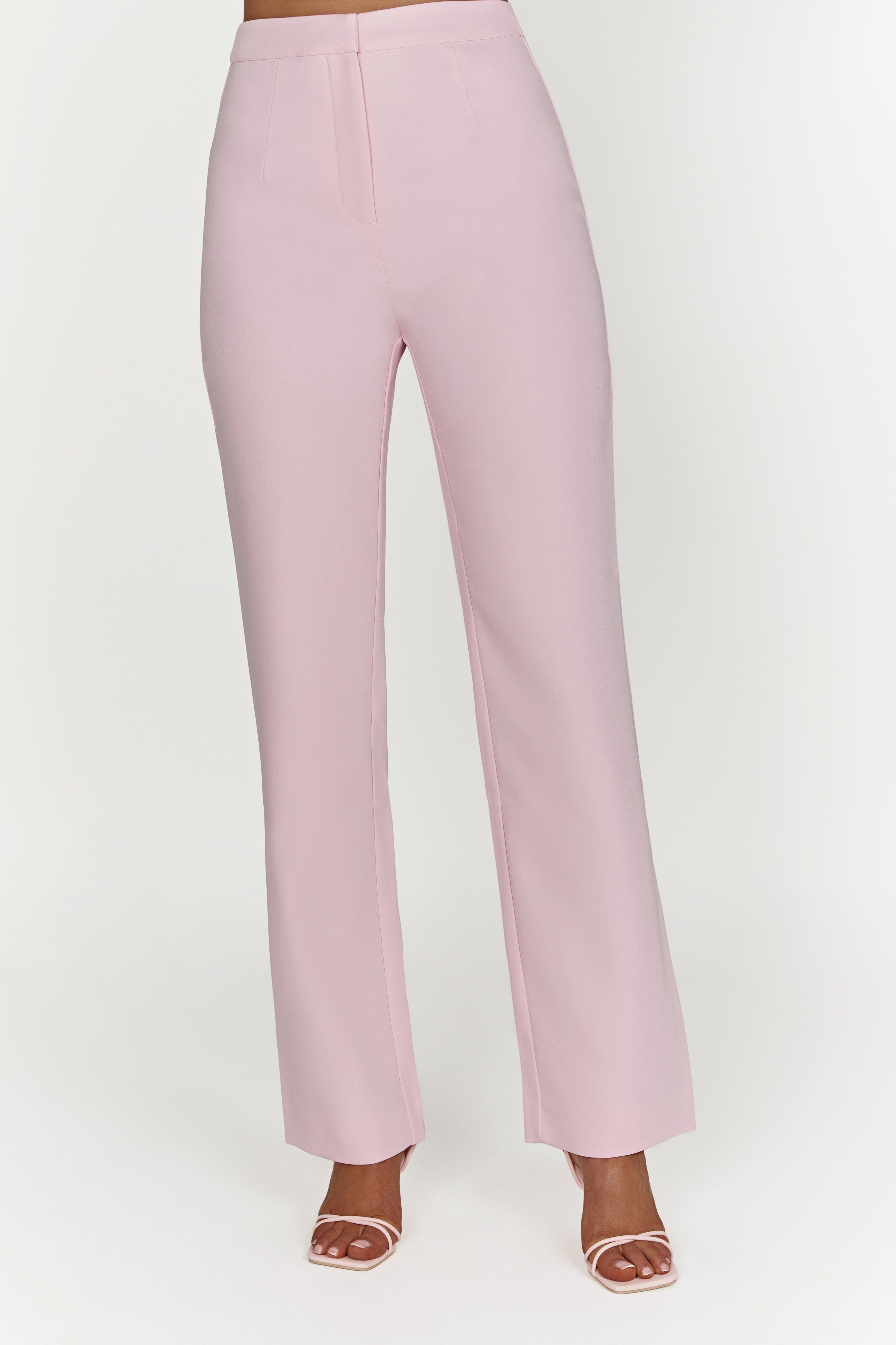 MESHKI Allanah Straight Leg Pant - Blush Pink