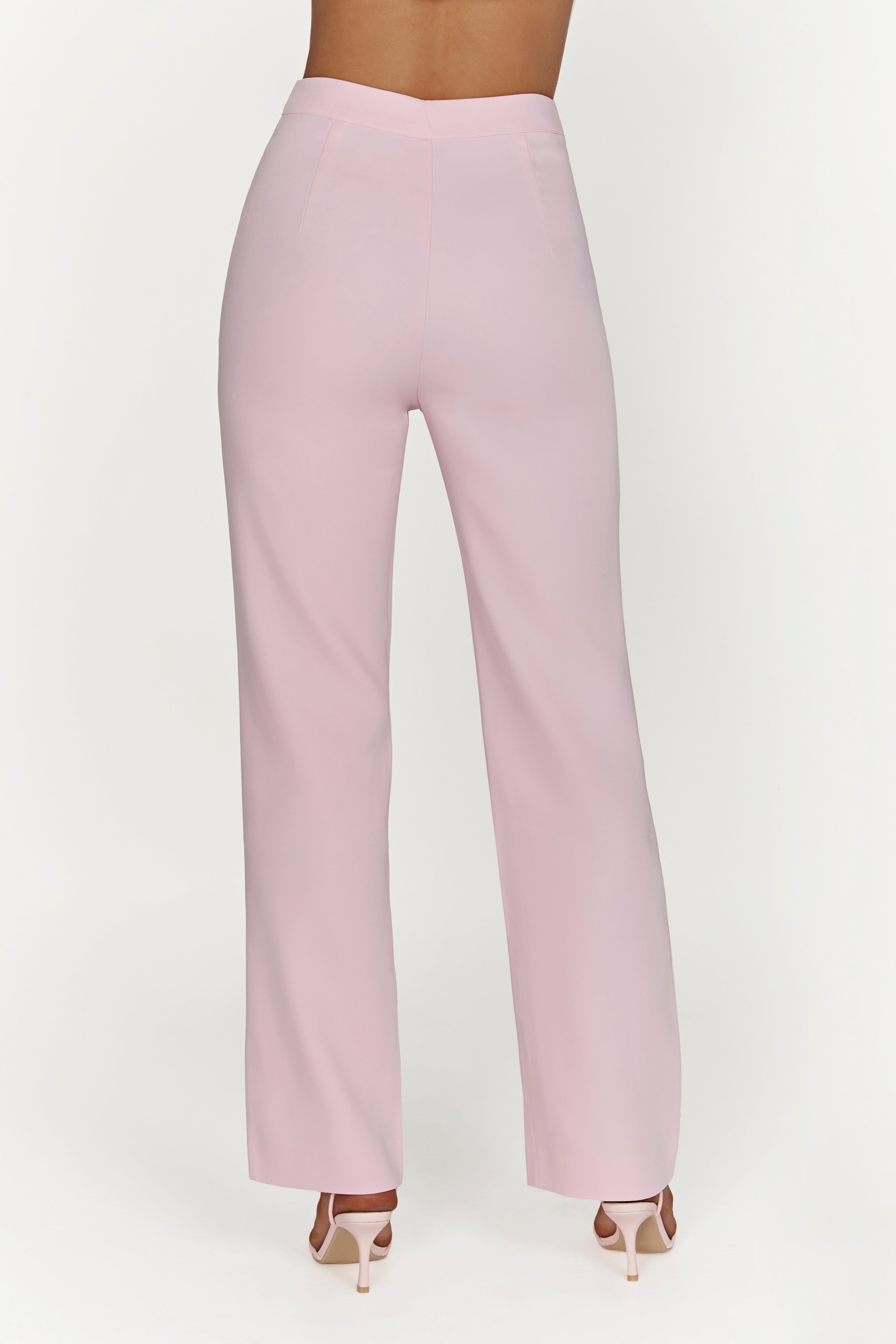 MESHKI Allanah Straight Leg Pant - Blush Pink