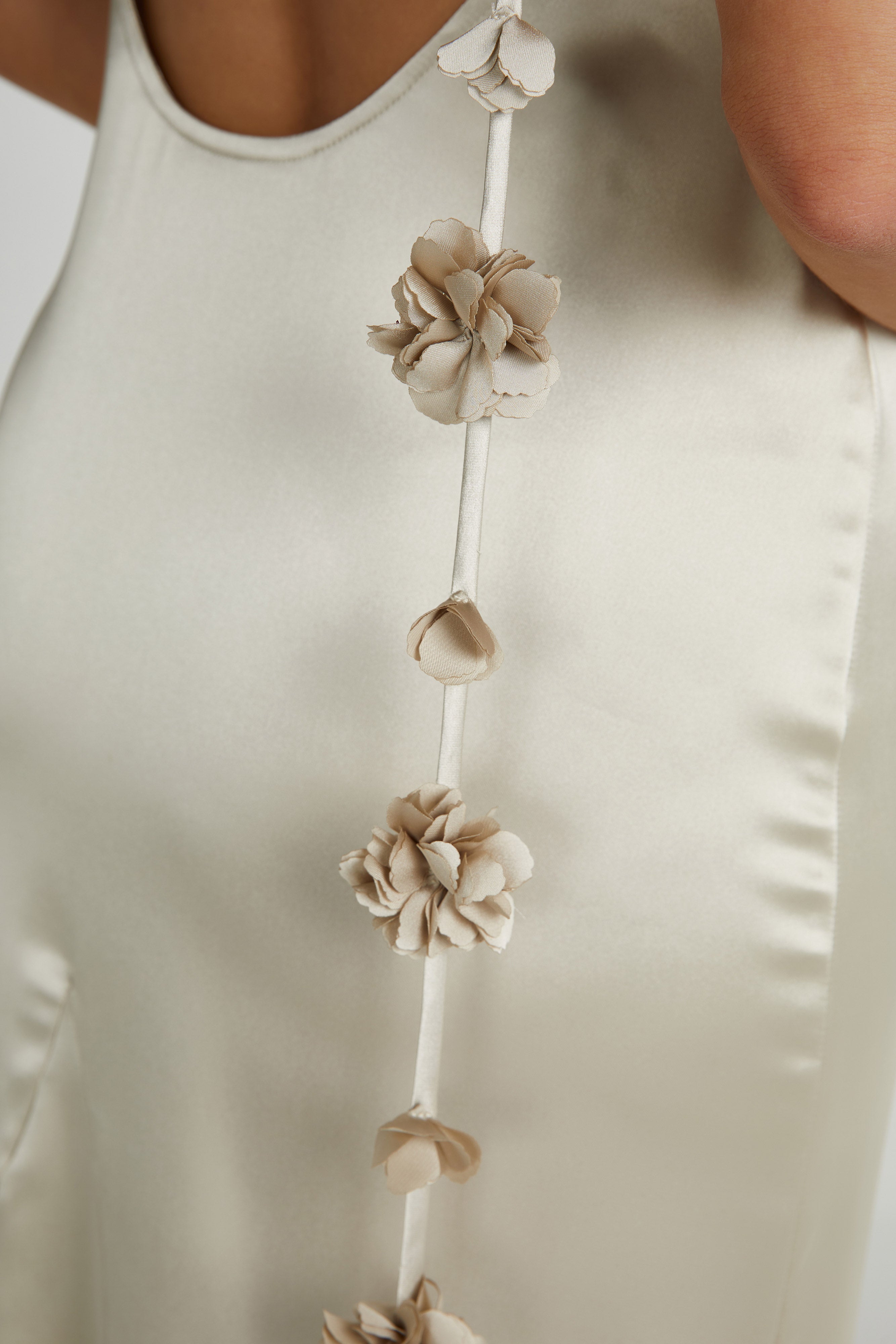 MESHKI Elenora Rose Gown - Champagne