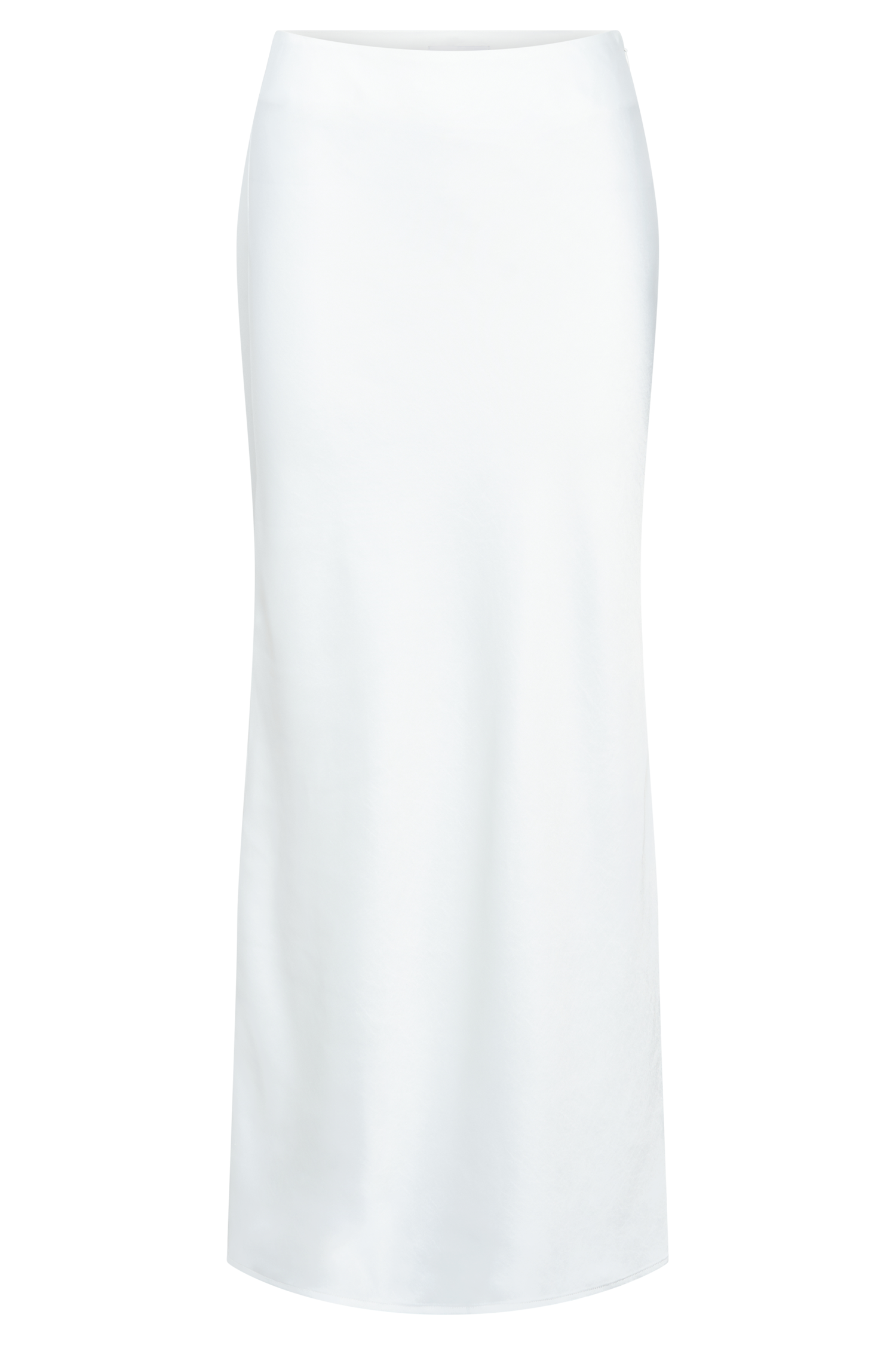 MESHKI Missy Maxi Satin Skirt - White