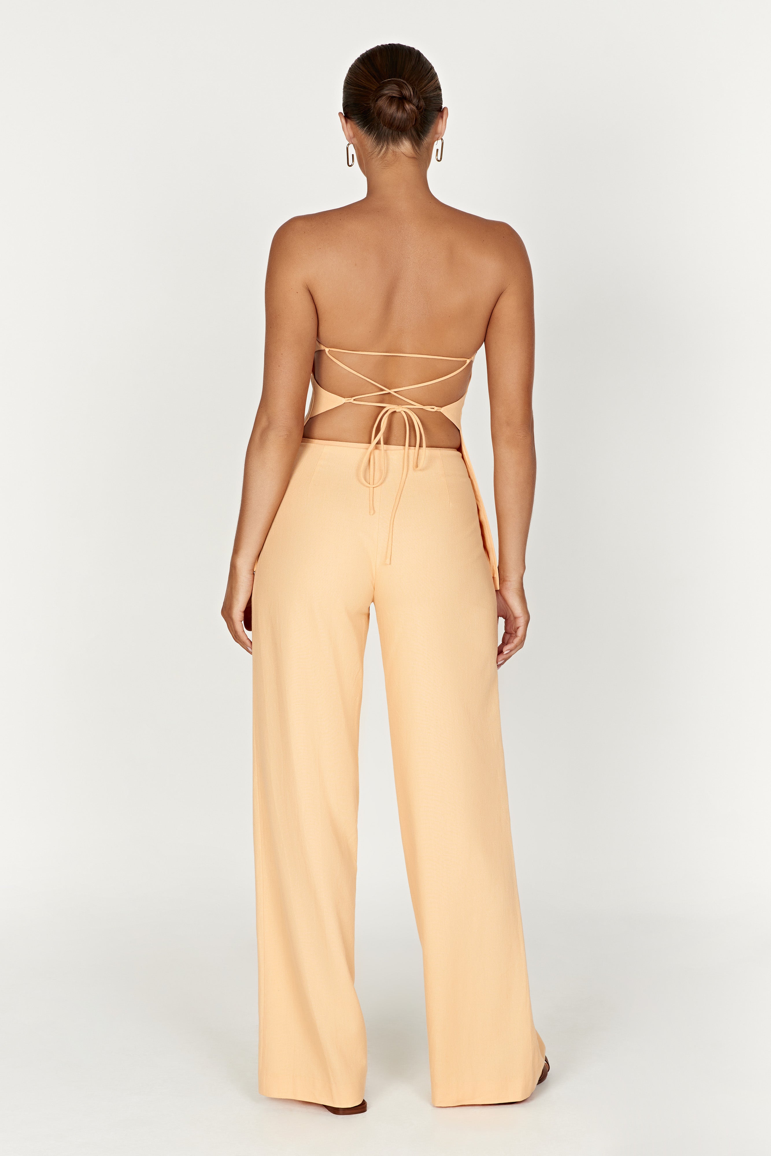 MESHKI Adina Linen Pant - Mango