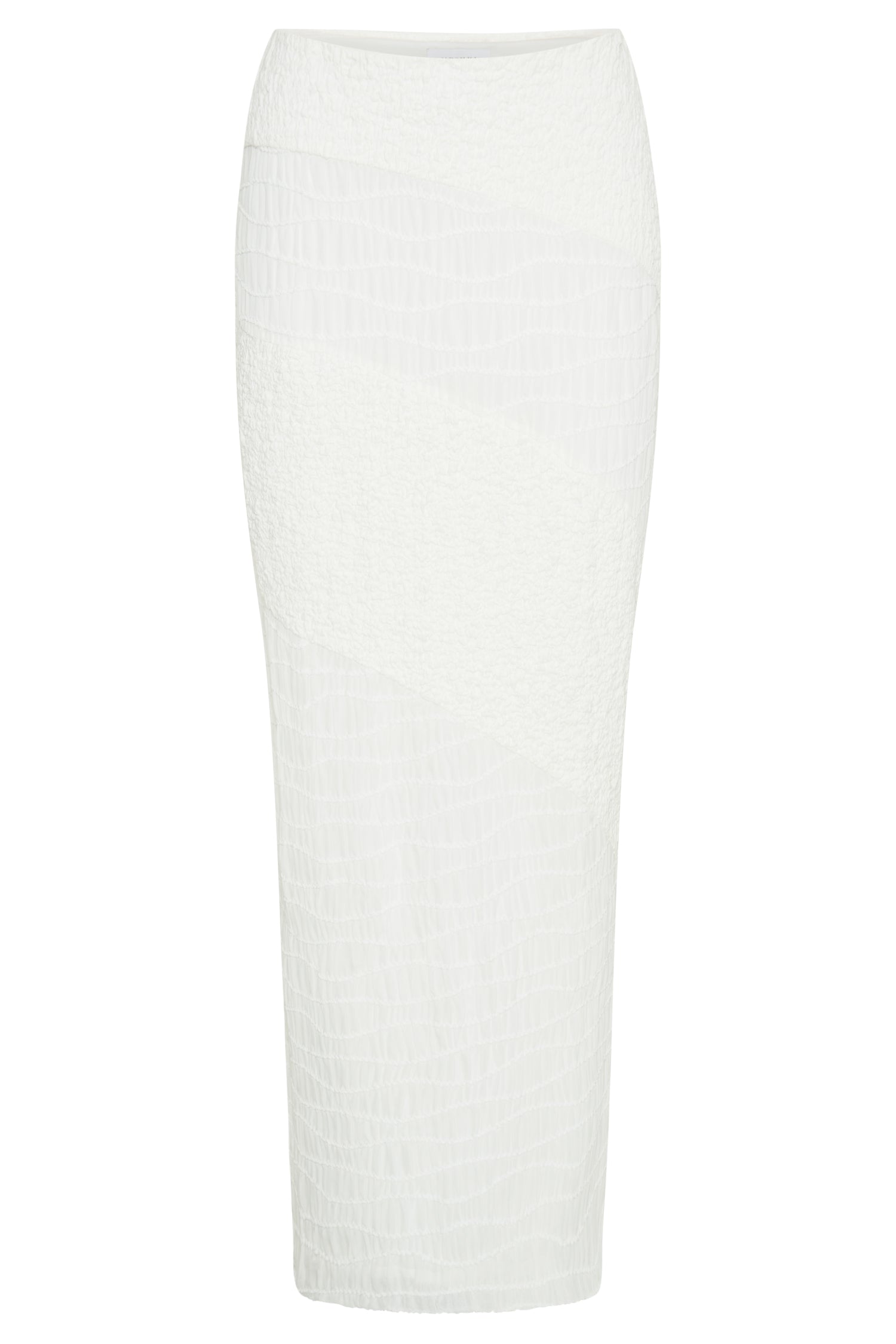 MESHKI Nyah Textured Midi Skirt - White