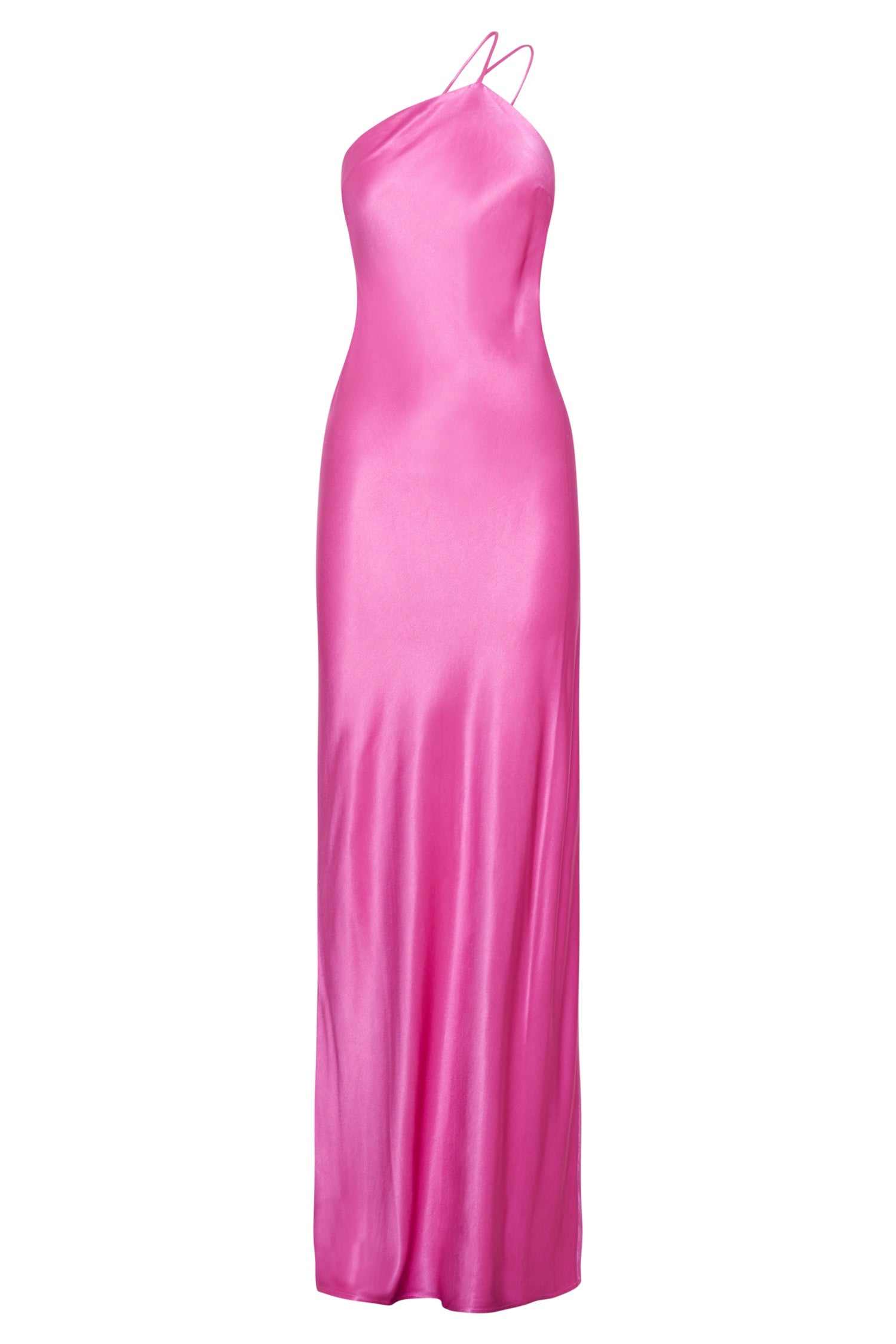 MESHKI Alena One Shoulder Maxi Dress - Pink