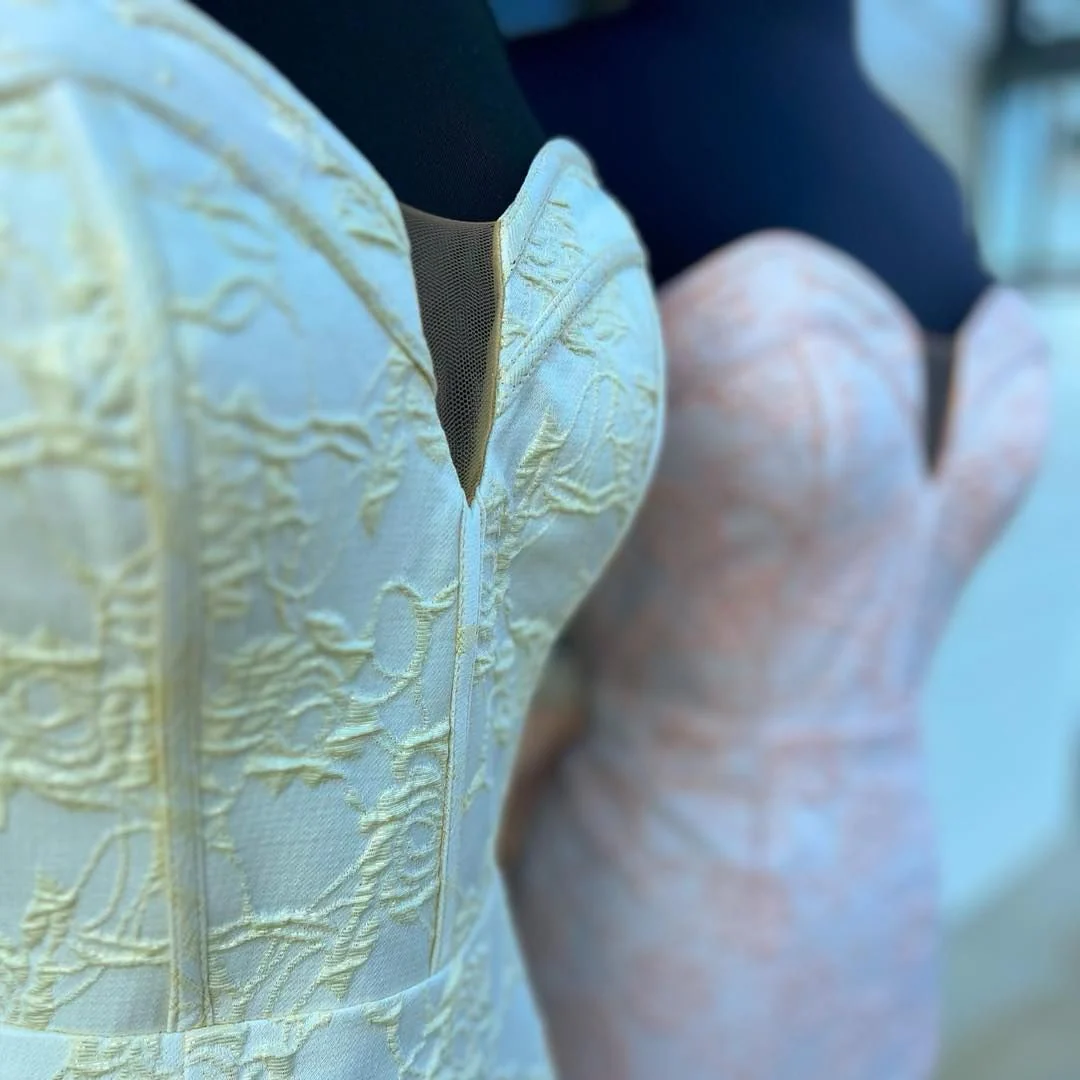 Finley | Strapless Floral Printed Mermaid Prom Dress With Split