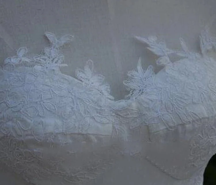 Sweetheart Lace-Up Back High-Low Chiffon Wedding Dress With Ruffles And Tiers