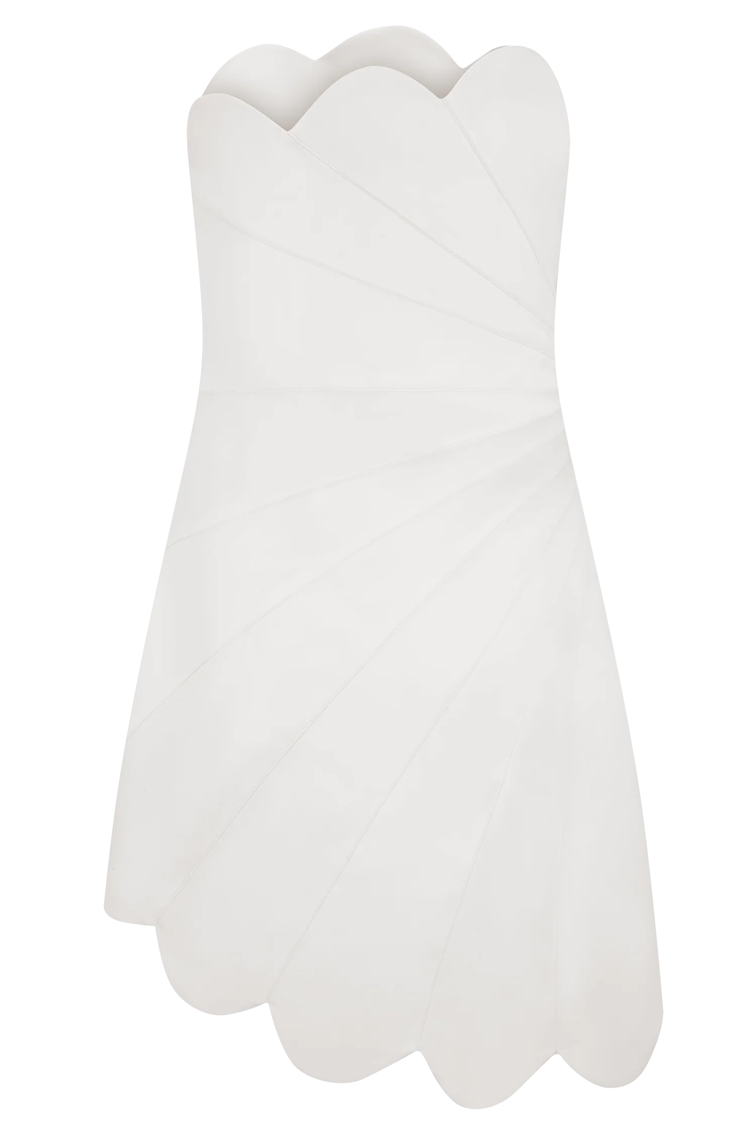 Atenea Satin Mini Dress - White