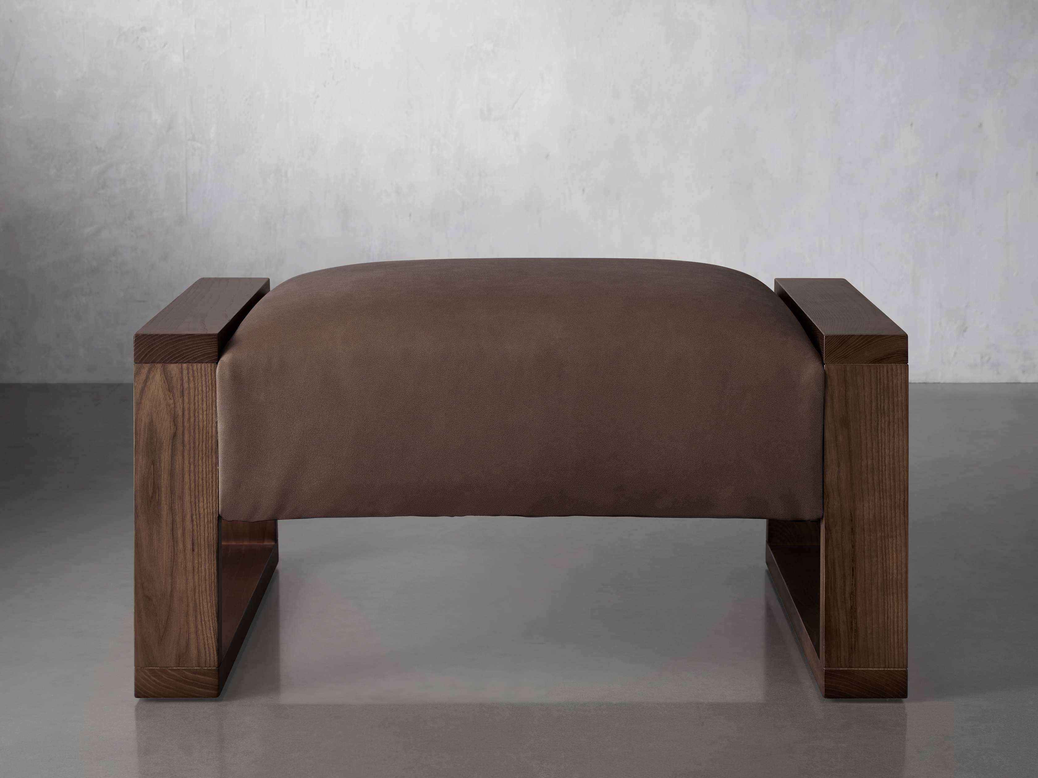 Canyon Leather Ottoman