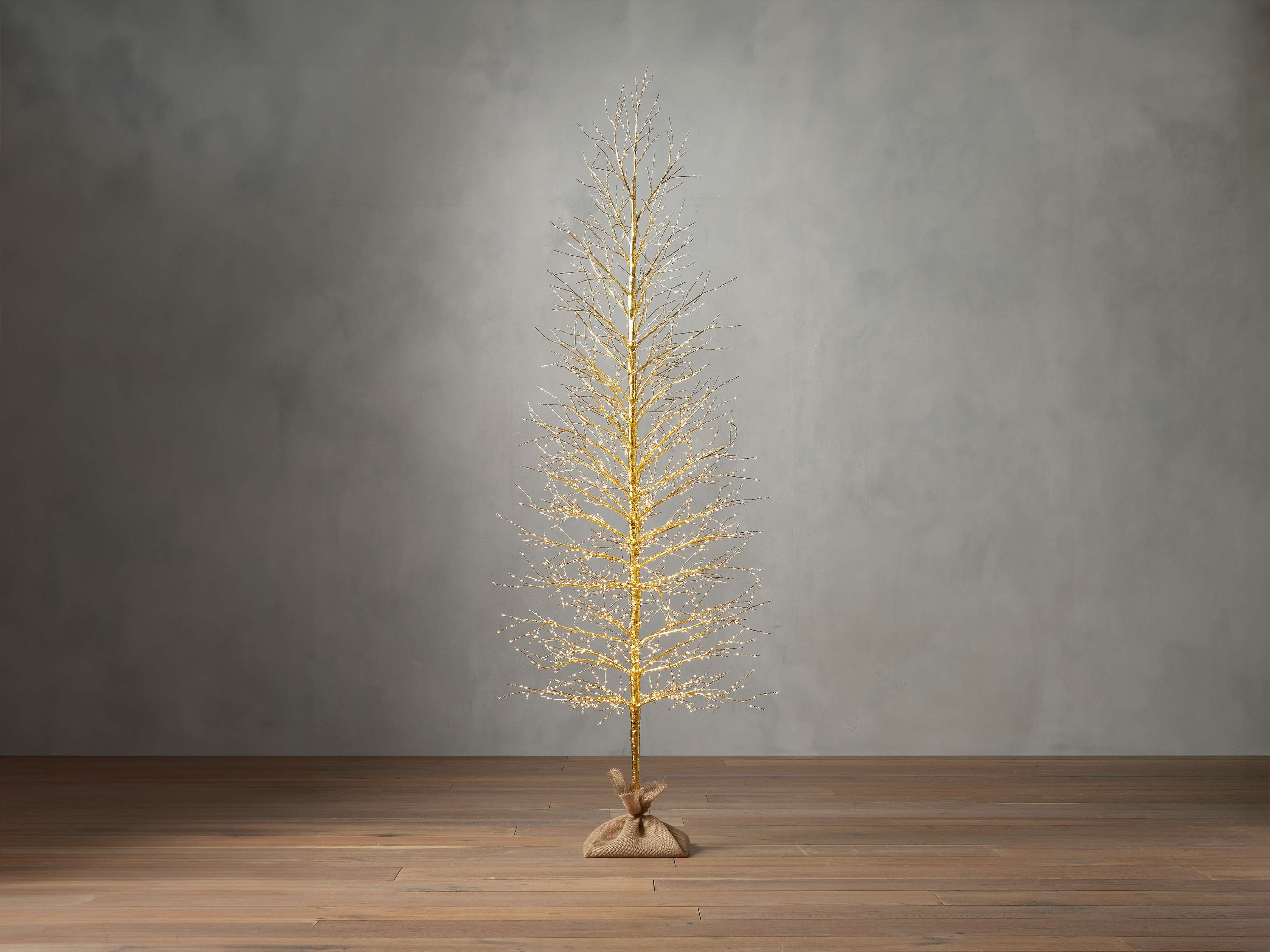 Gold Microlight Faux Tree