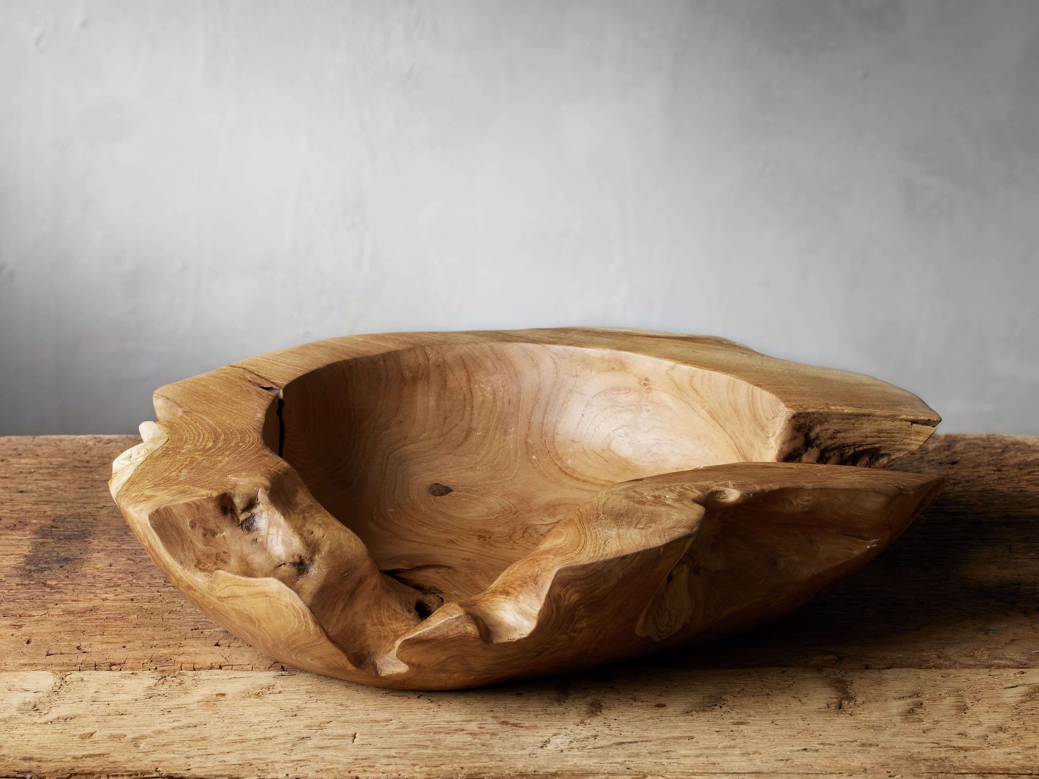 Teak Root Bowl