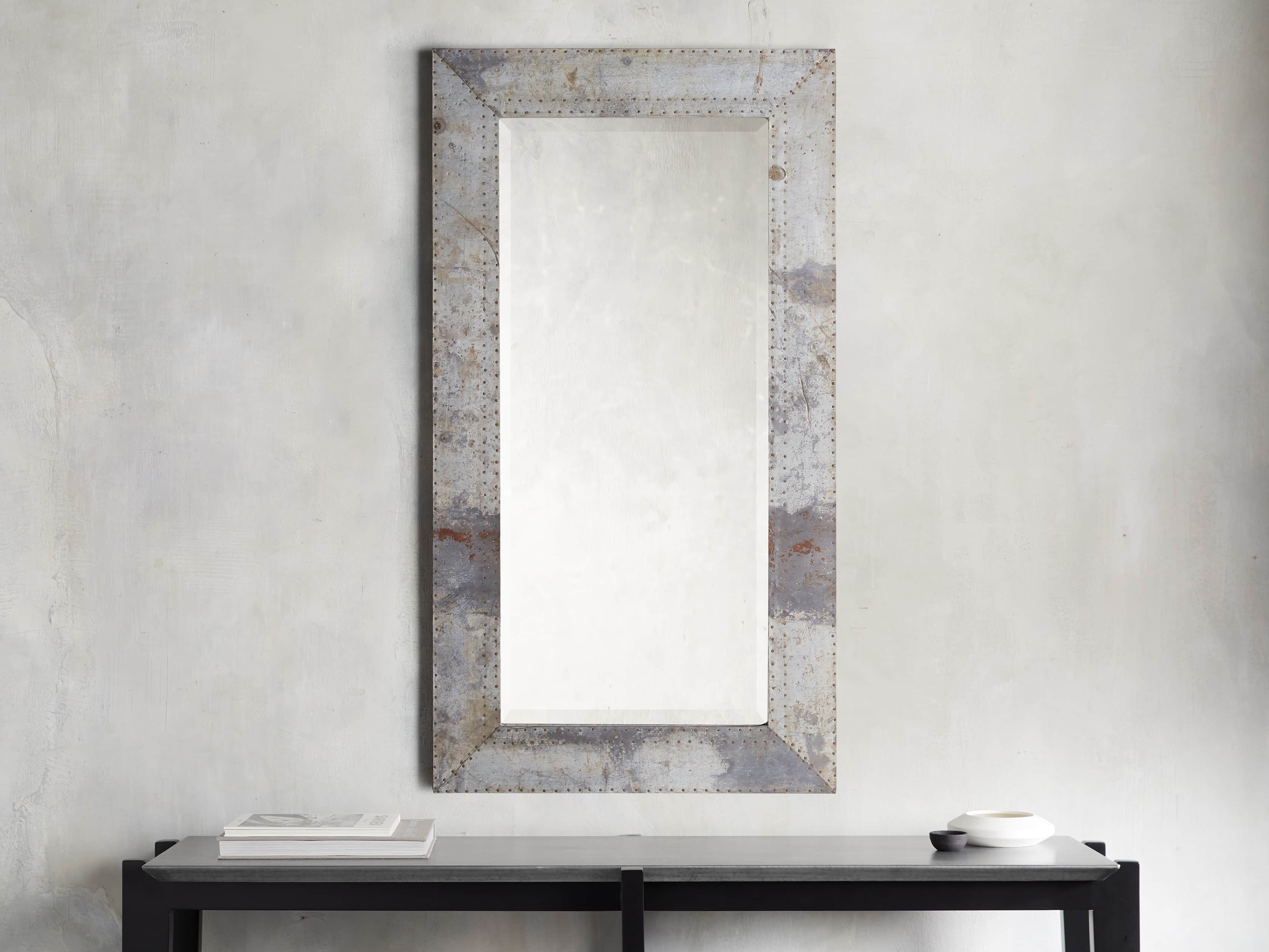 Caspian Wall Mirror in Iron