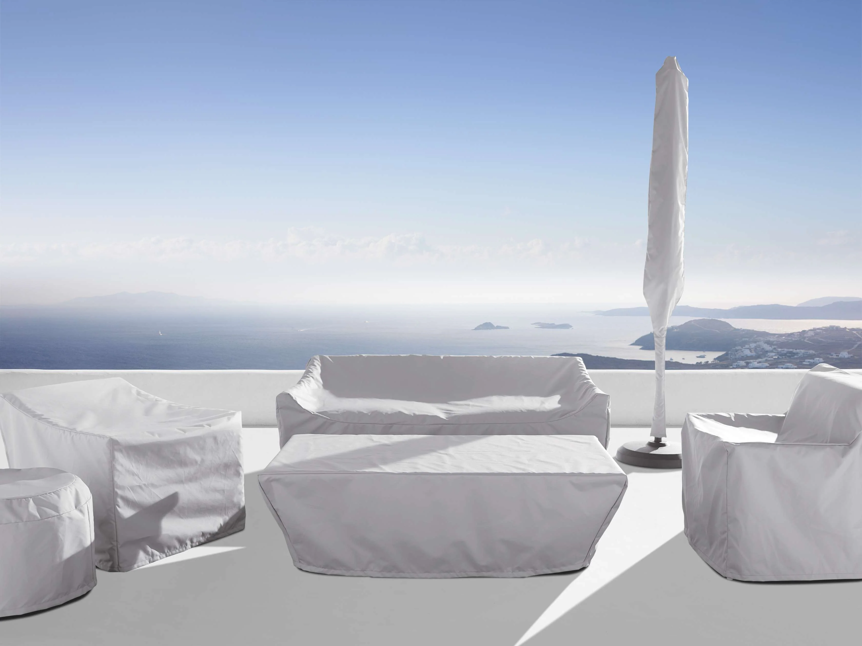 French Beam Outdoor Dining Collection Custom Covers