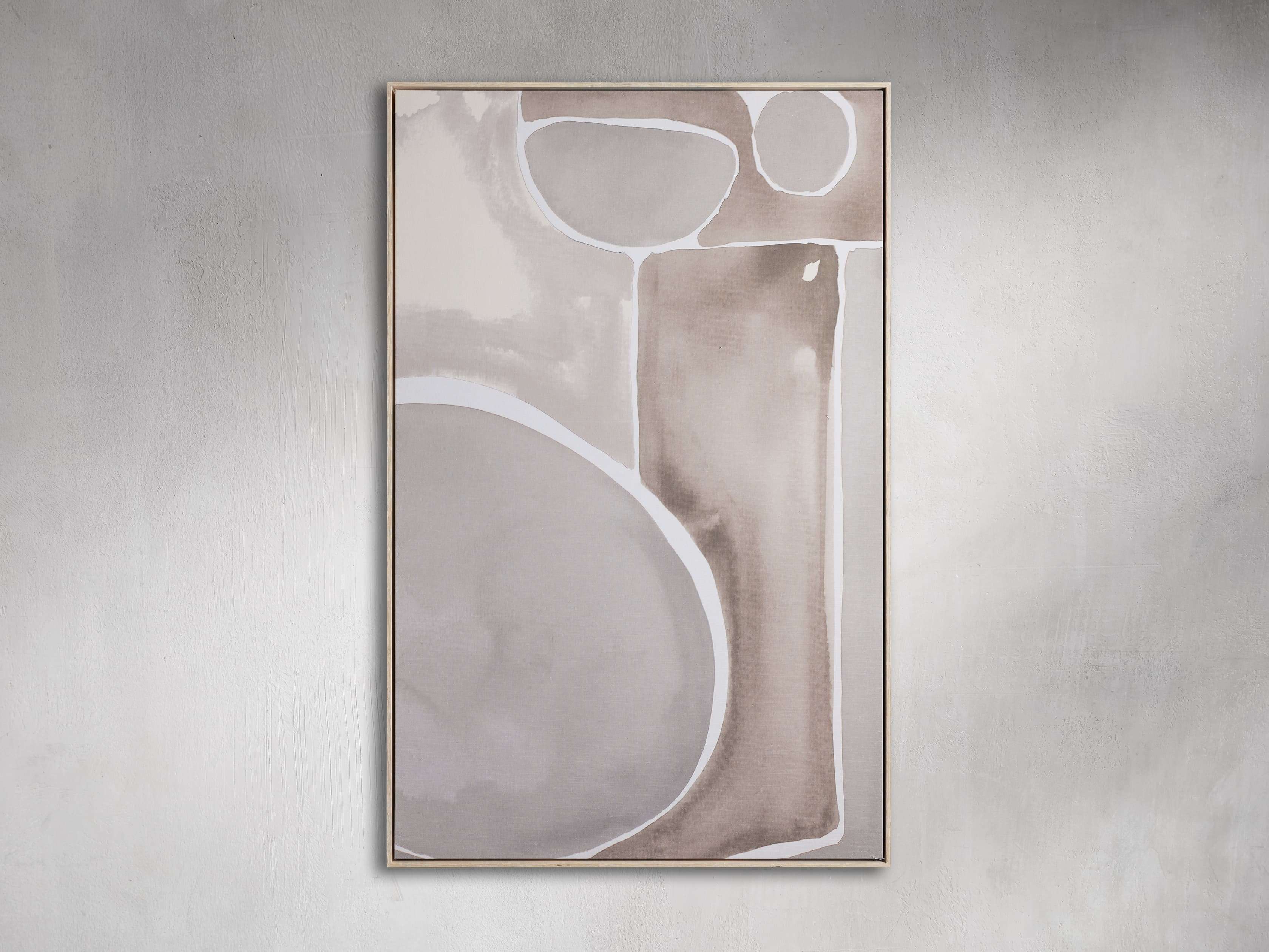 Sand Column Framed Print