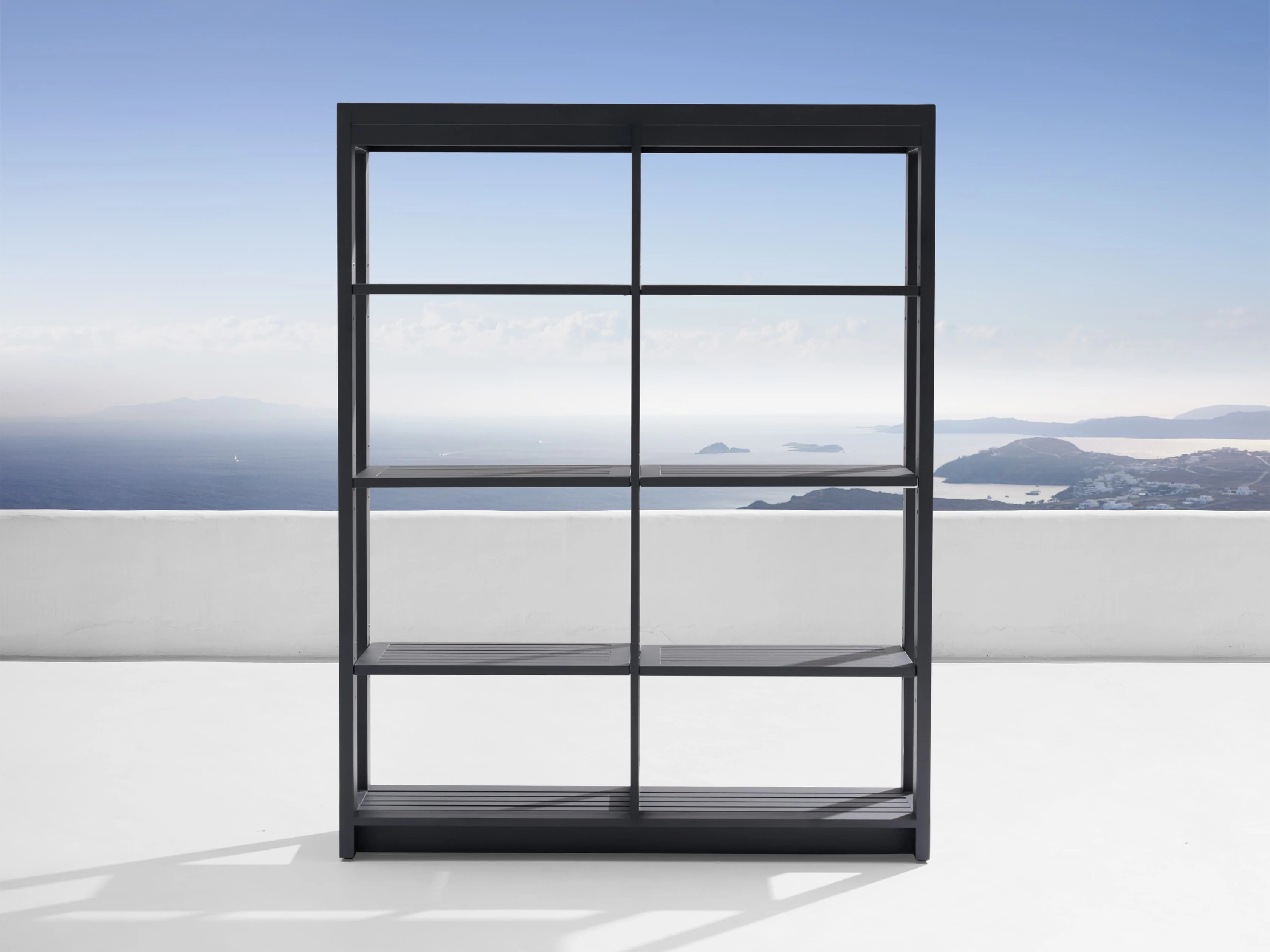 Outdoor Aluminum Modular Kitchen Open Shelving Unit