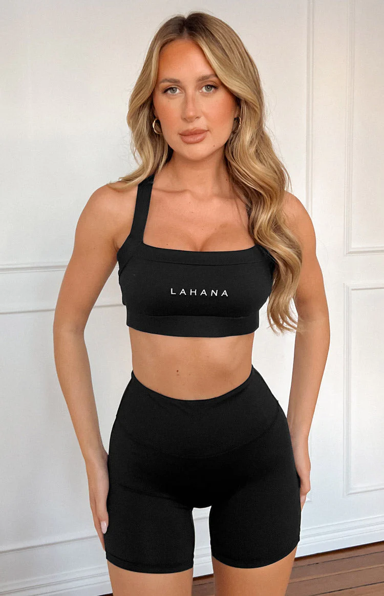 Lahana Tyler Black Crop Top