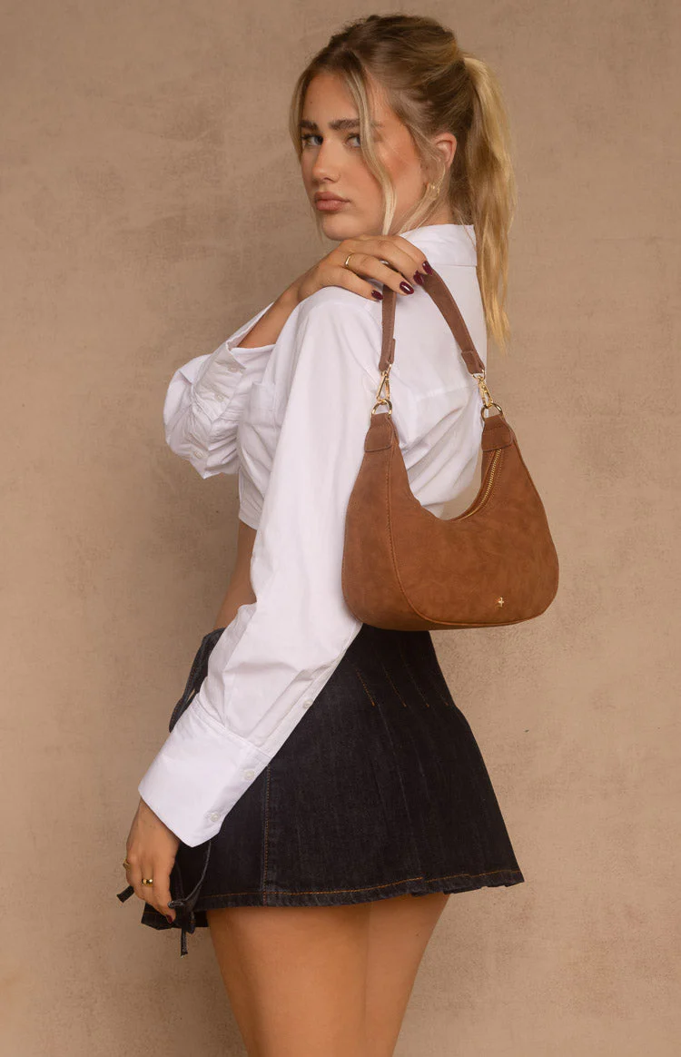 Peta And Jain Willow Brown Shoulder Bag
