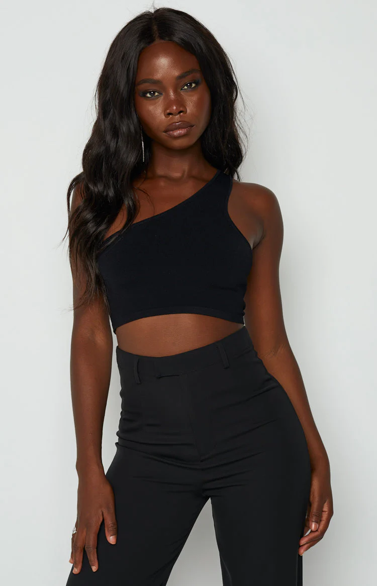 Elekta Black Crop Top