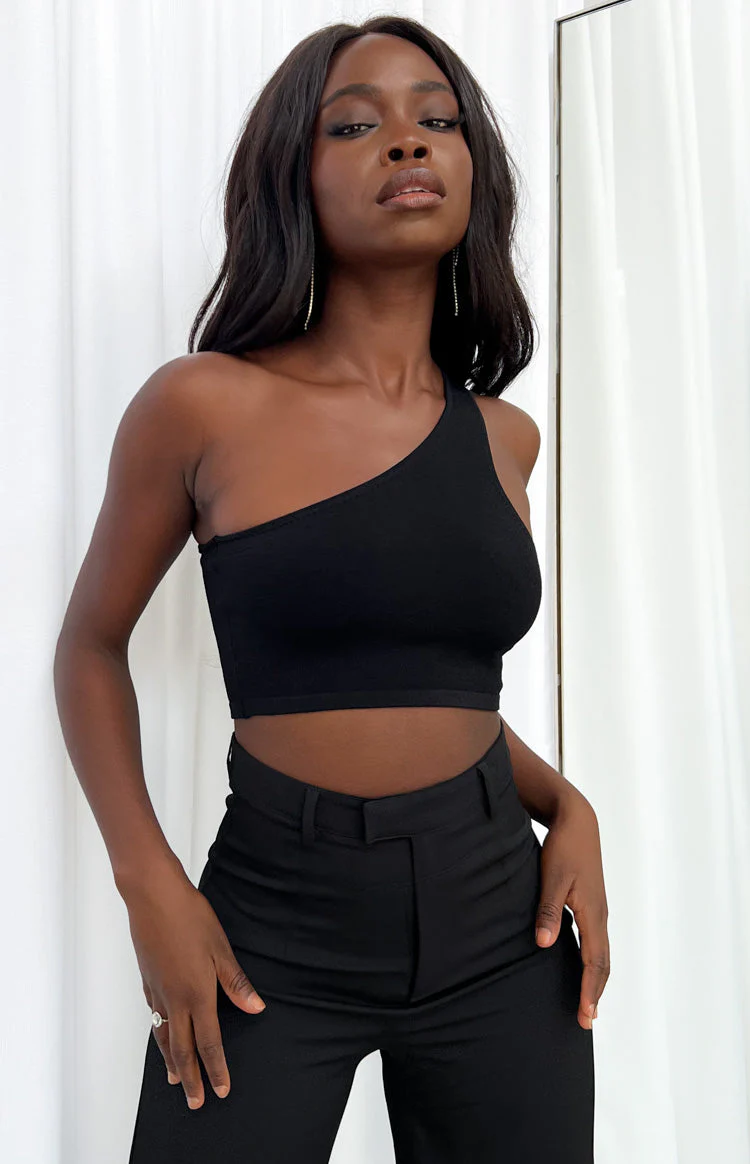 Elekta Black Crop Top