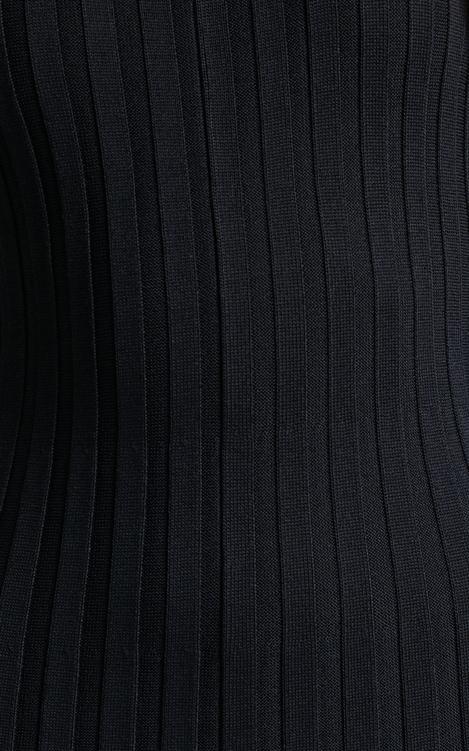 Blaire Midi Dress - Long Sleeve Tie Back Flare Dress in Black