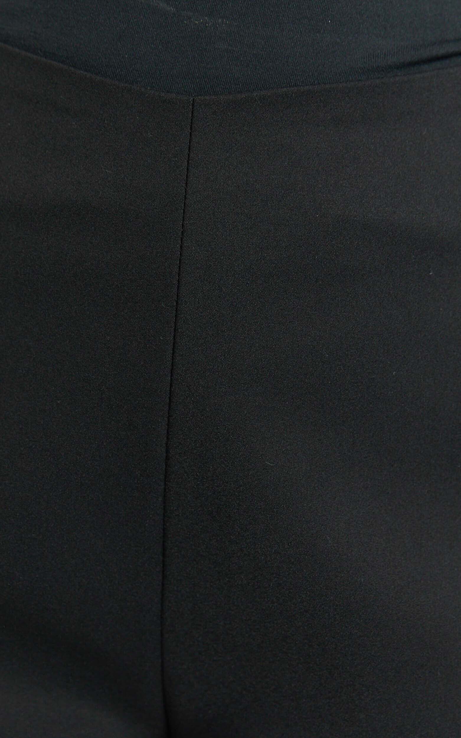 Cassandra Shorts - High Waisted Fitted Micro Shorts in Black