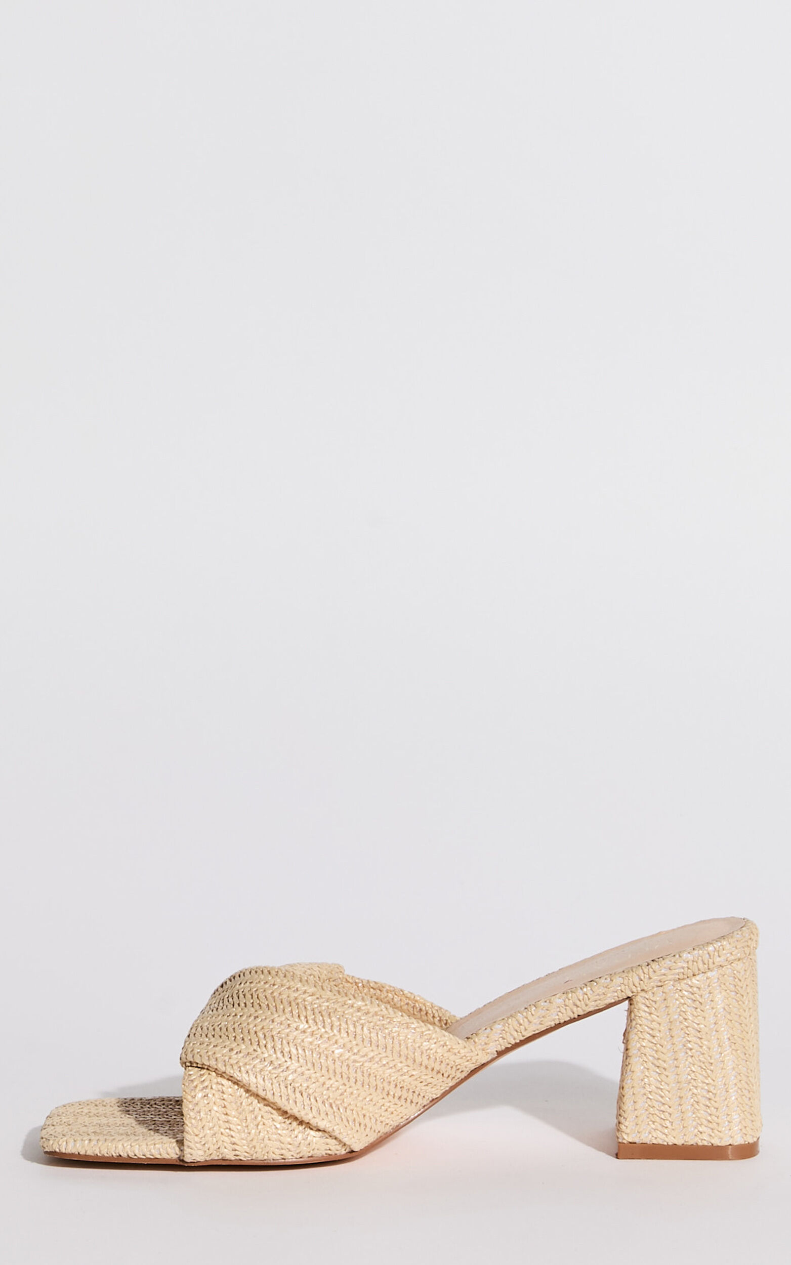 Verali - Stella Heels in Natural Raffia