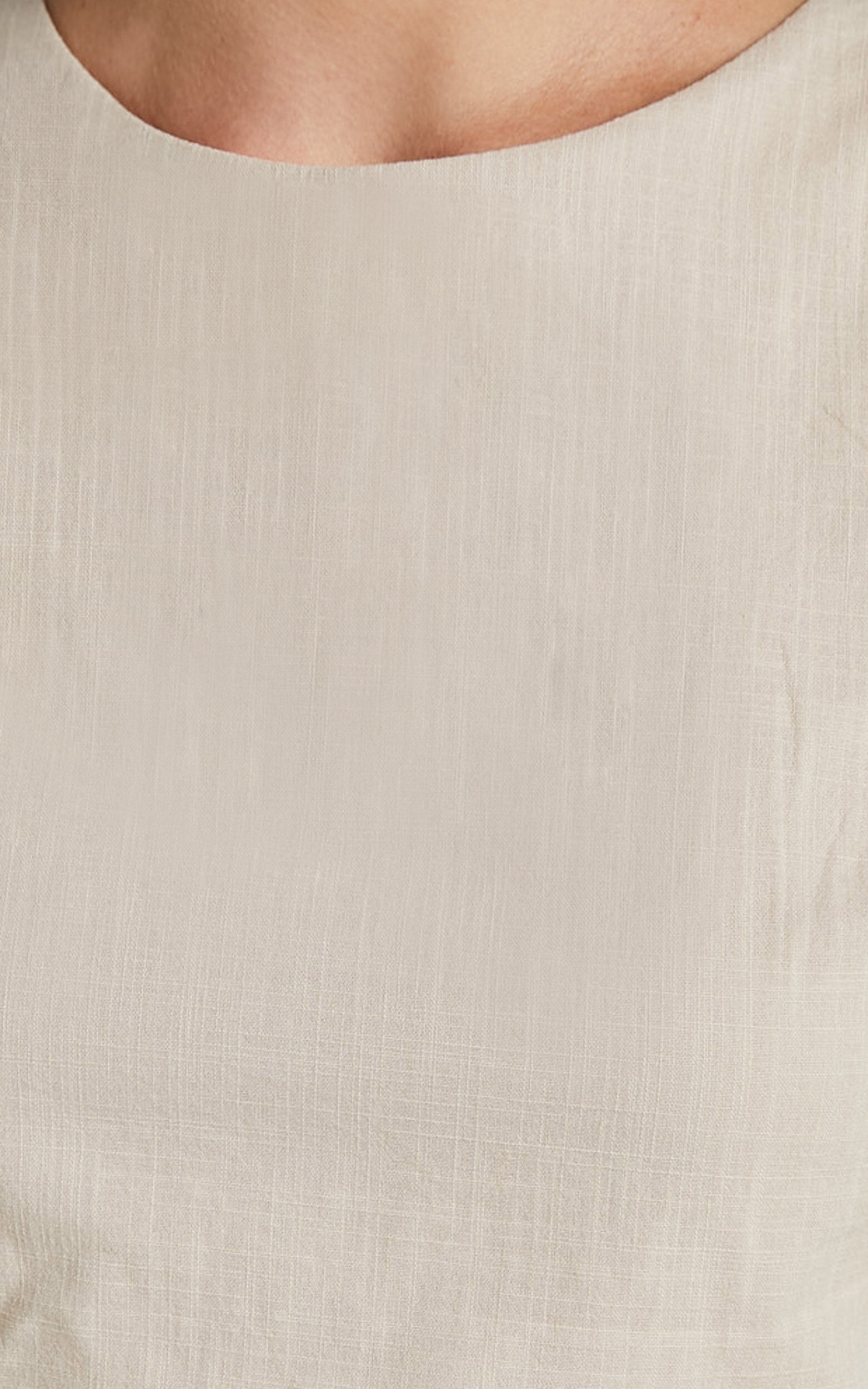 Loxley Top - Tie Up Top in Natural