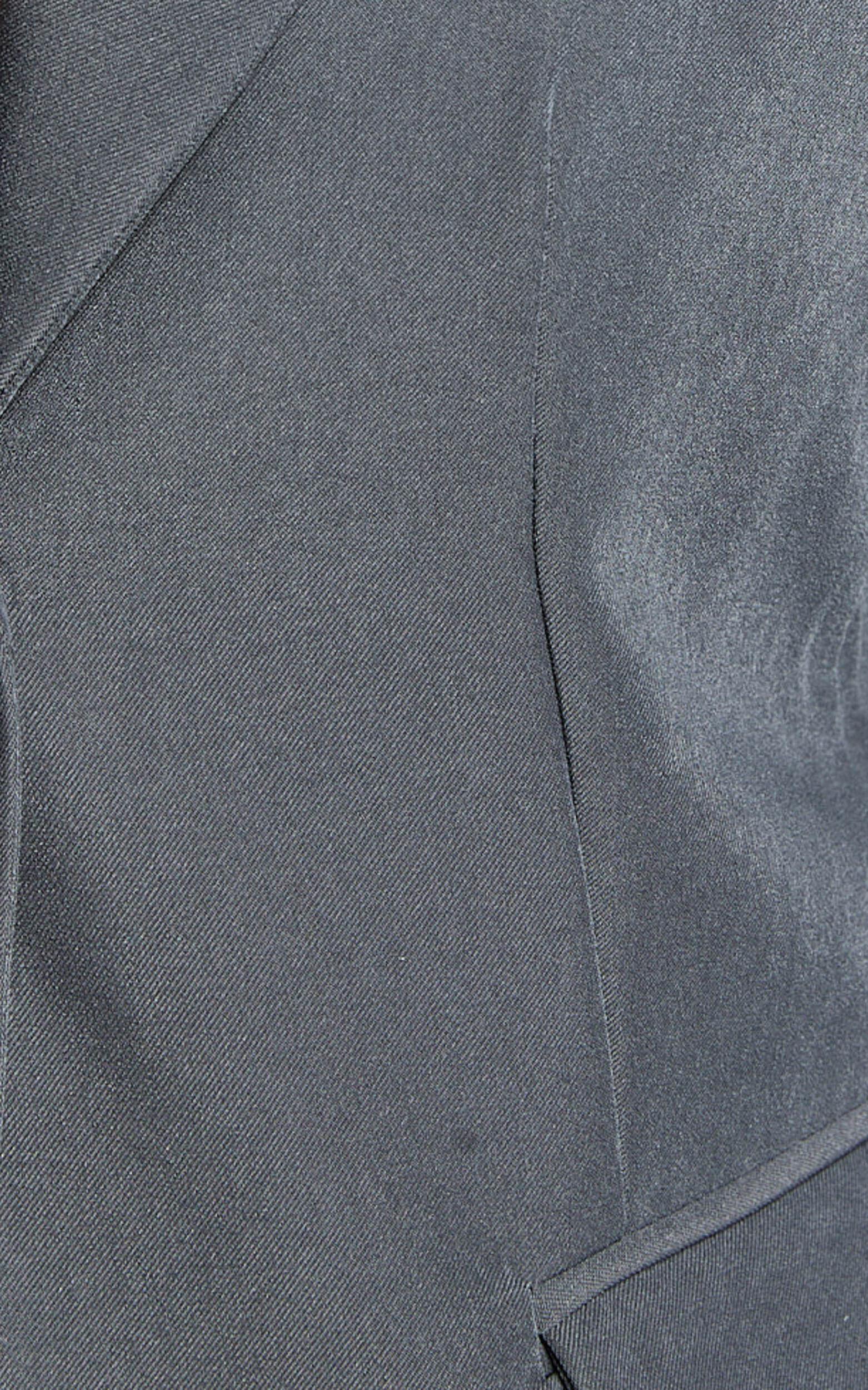 Daffy Blazer - Cinched Waist Blazer in Grey