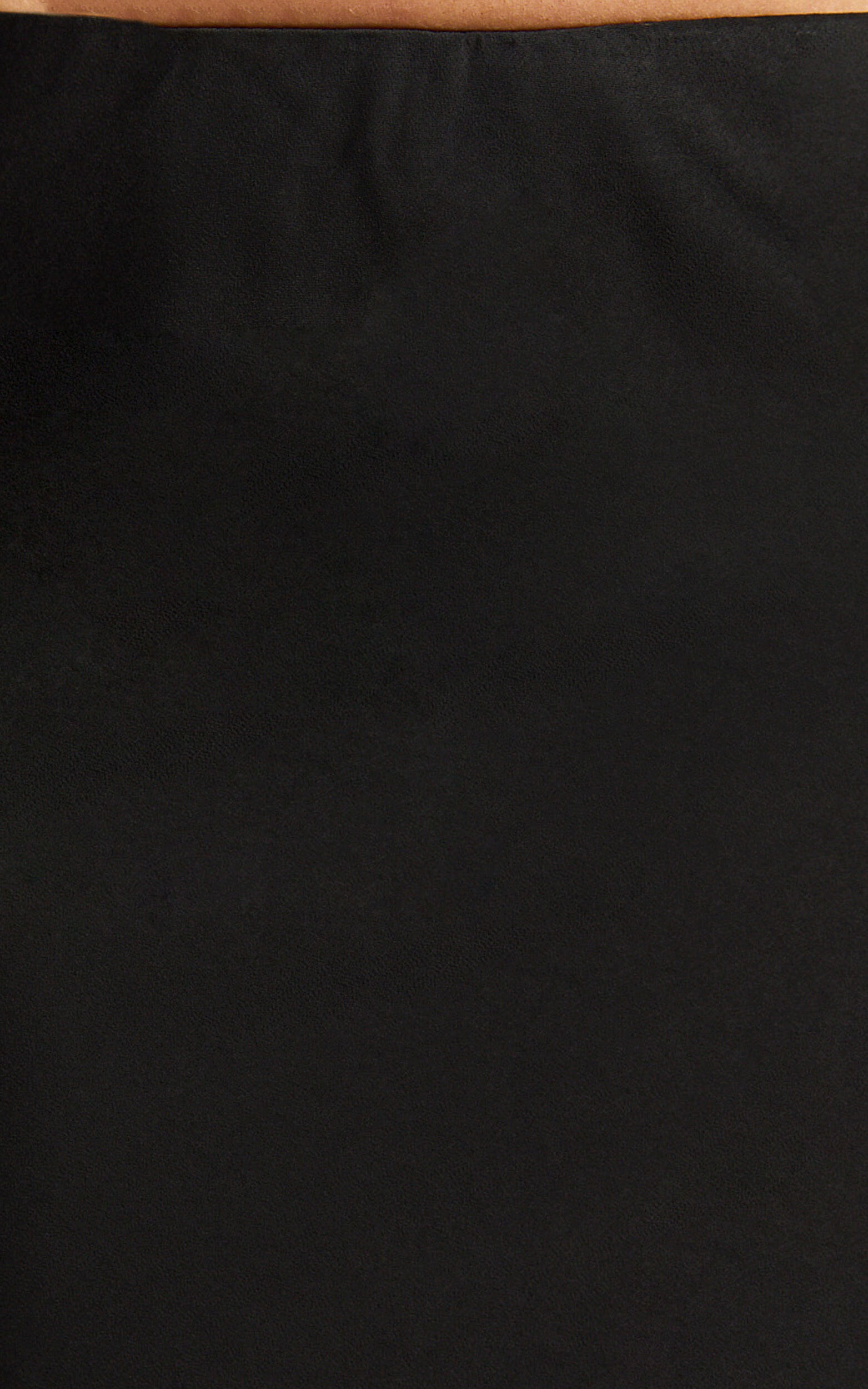 Augustine Maxi Skirt - Low Waisted Bias Cut Skirt in Black