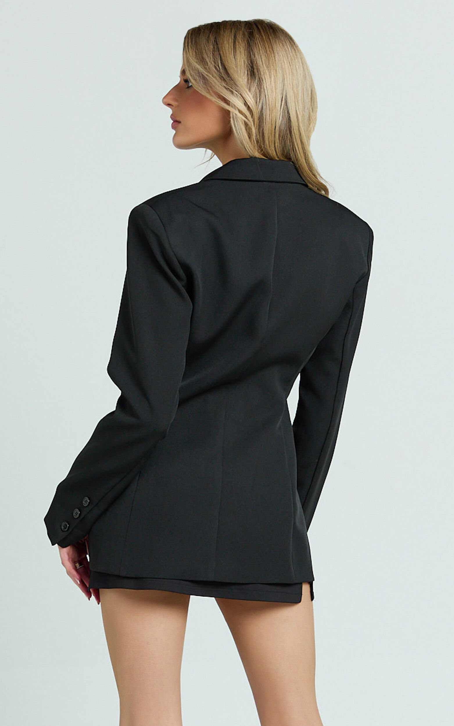 Nola Blazer - Structured Single Breast Blazer in Black