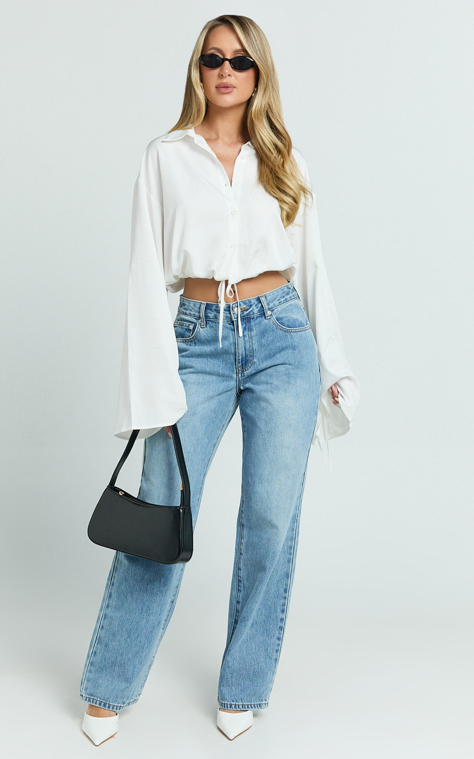 Wanda Shirt - Button Up Shirt in White