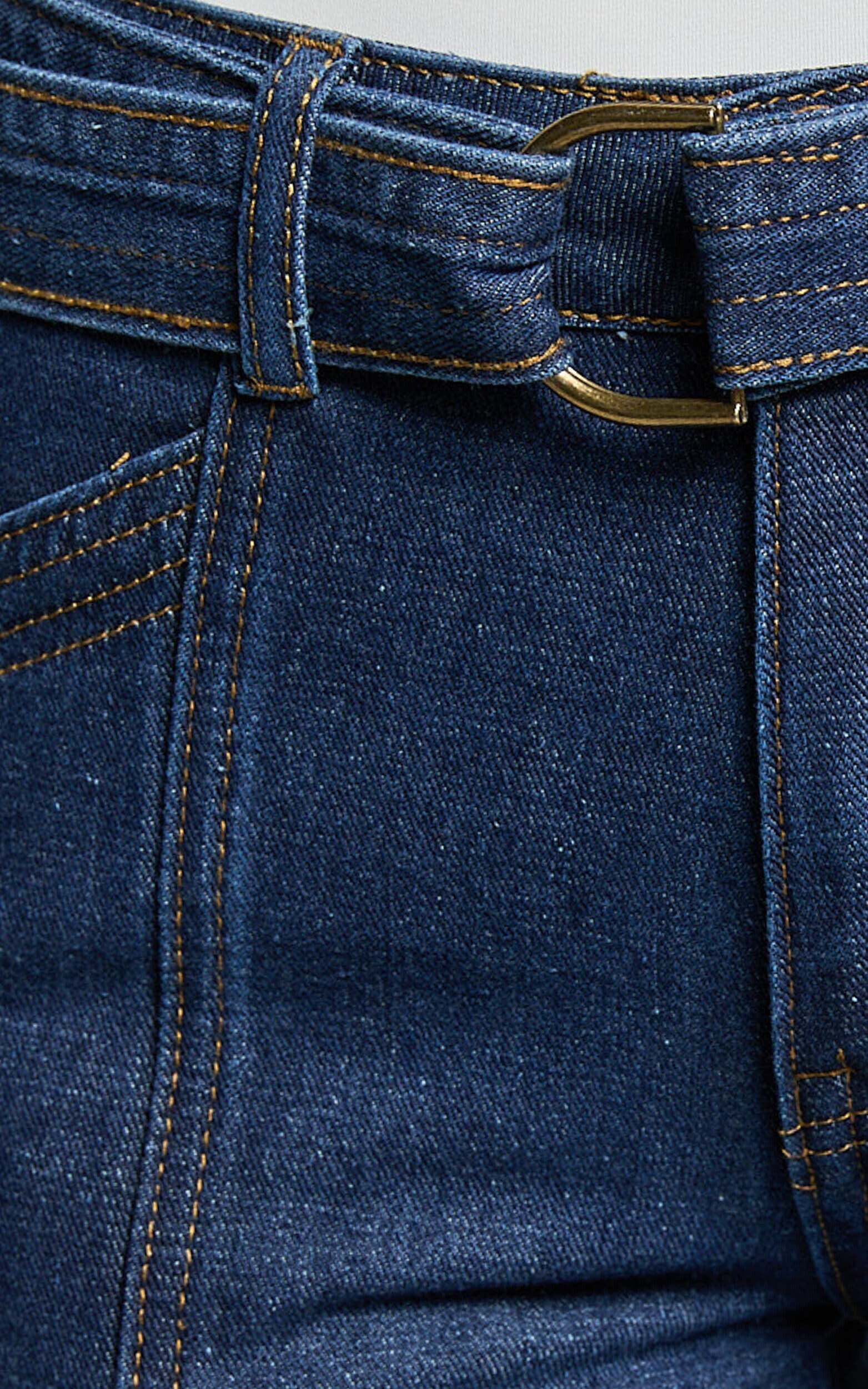 Ace Jeans - Wide Leg Denim Jeans in Indigo