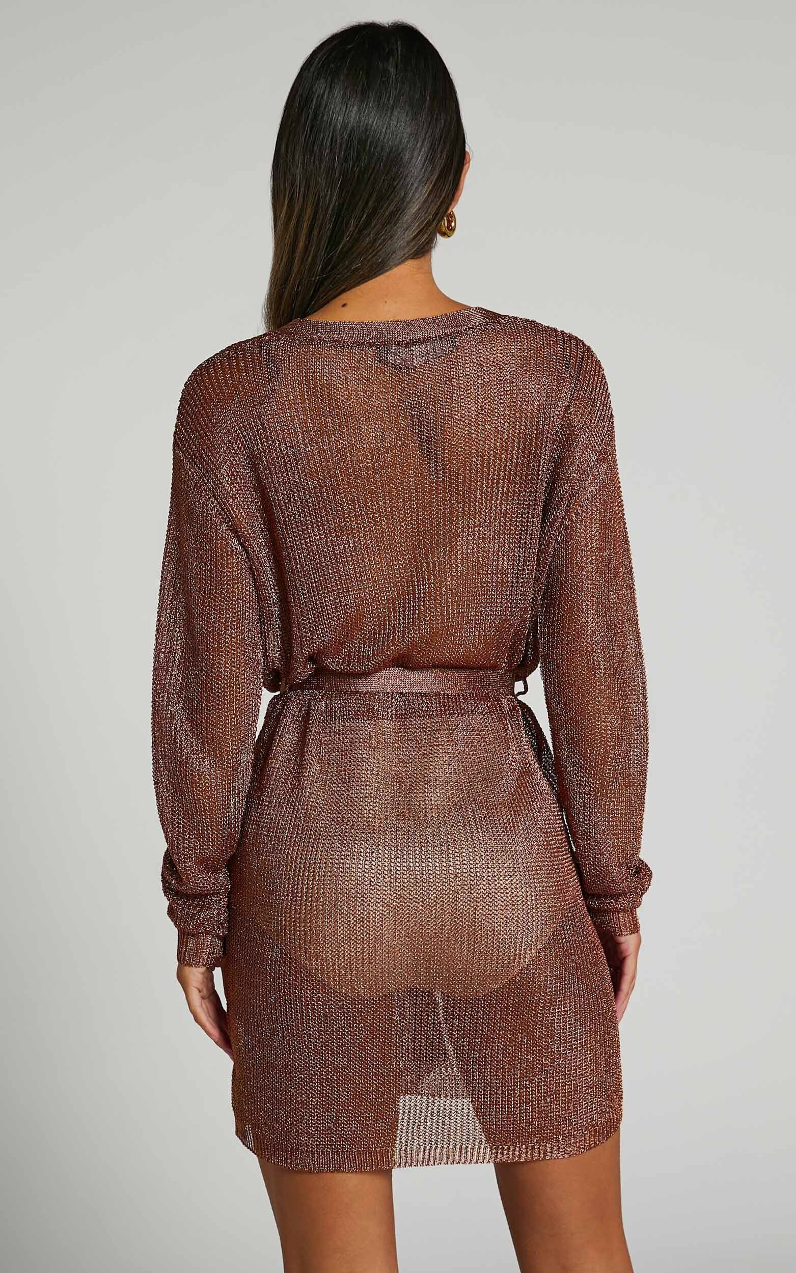 Lioness - Take Me To Rio Mini Dress in Copper