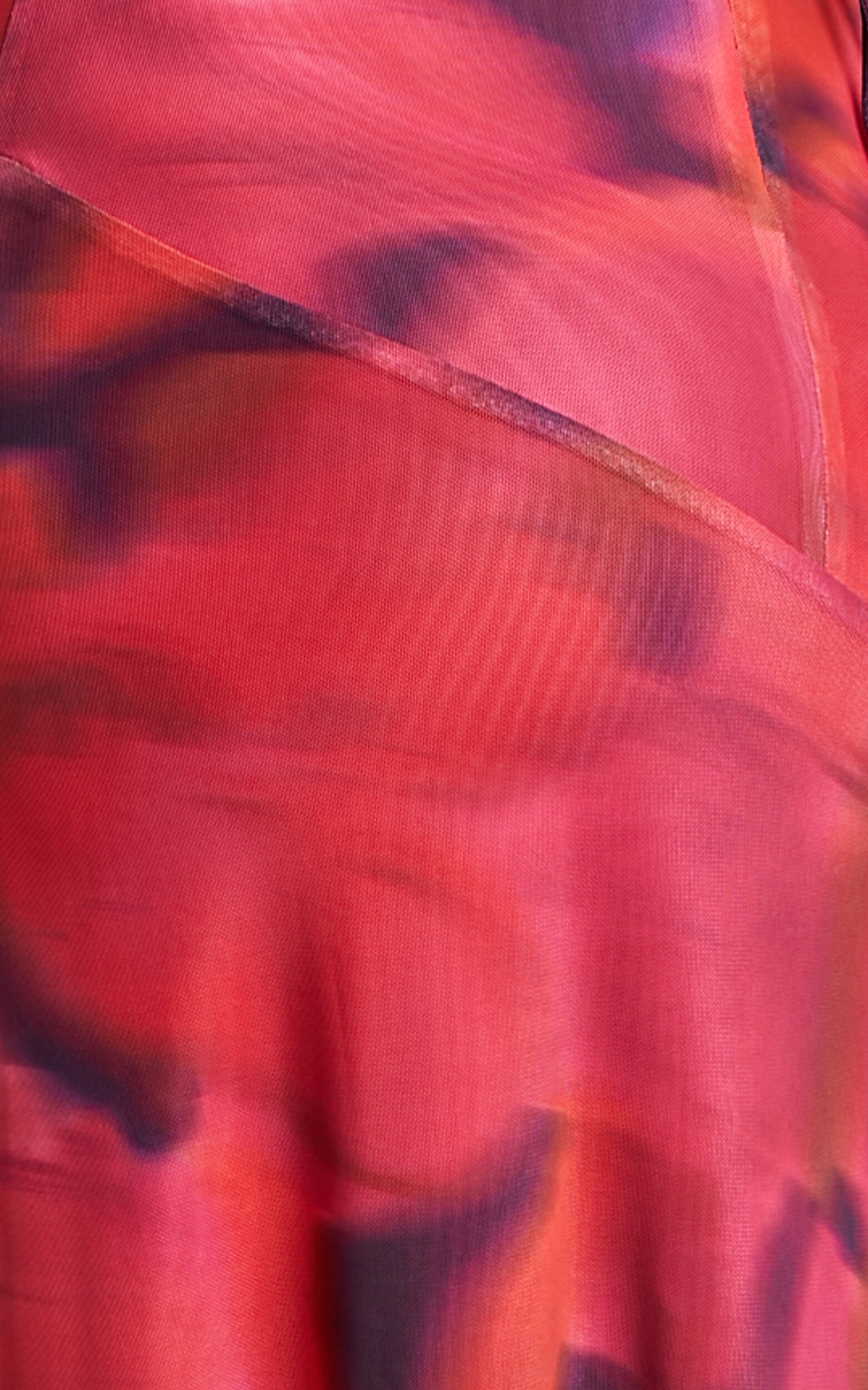 Lula Maxi Dress - Cowl Neck Thigh Split Dress in Adeana Print