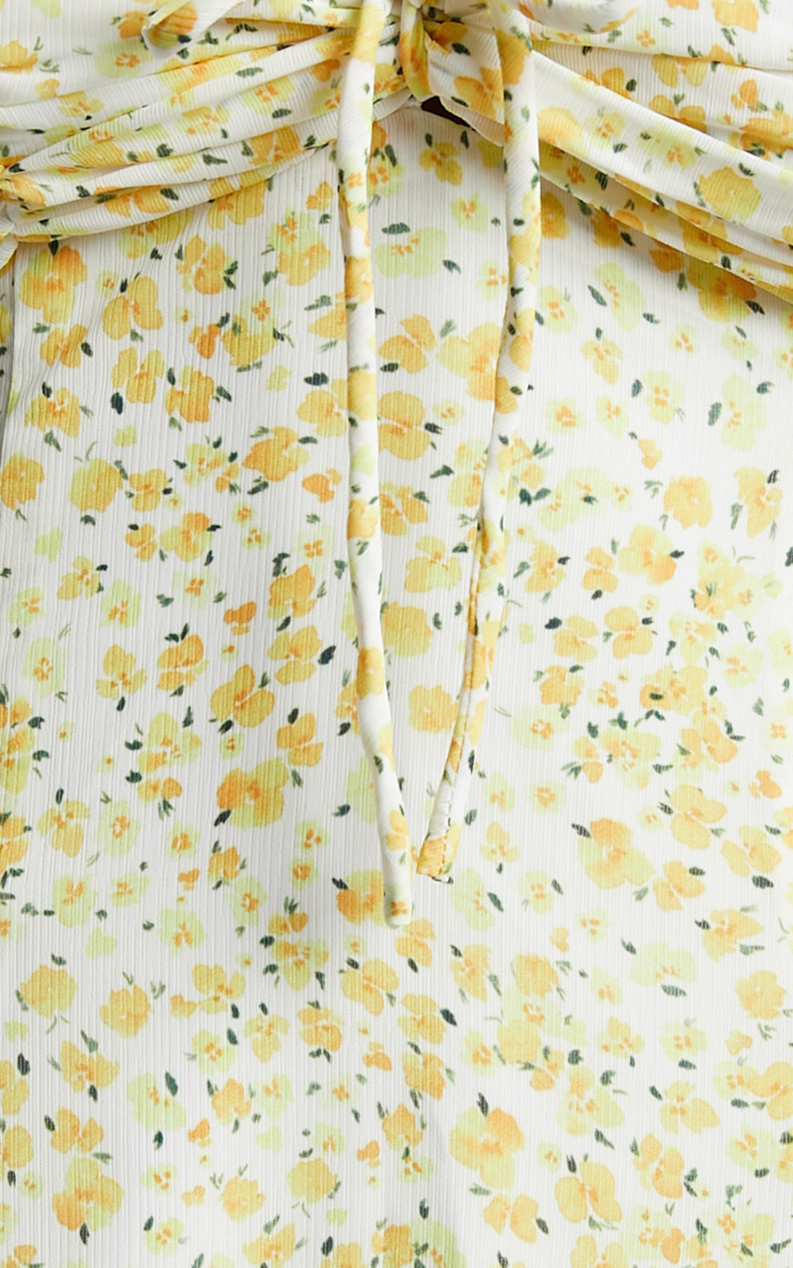 Rhenzy Mini Dress - Puff Sleeve Dress in Sunshine Ditzy