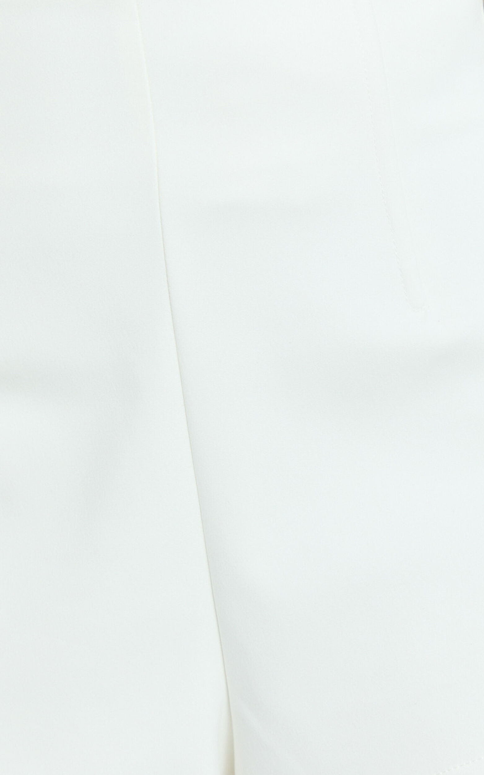 Dahlia Shorts - Paneled High Waisted Tailored Mini Shorts in White