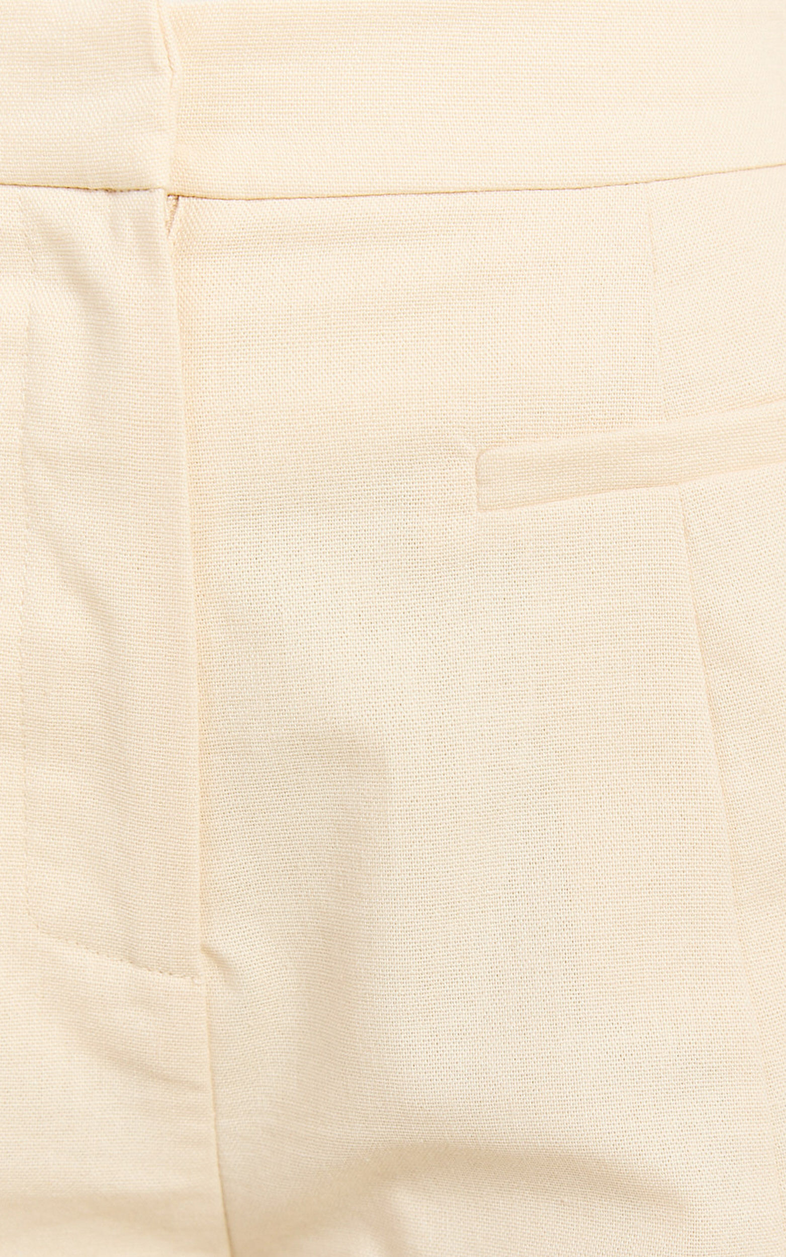 Carter Short - A Line  Linen Welt Pocket Shorts in Sand