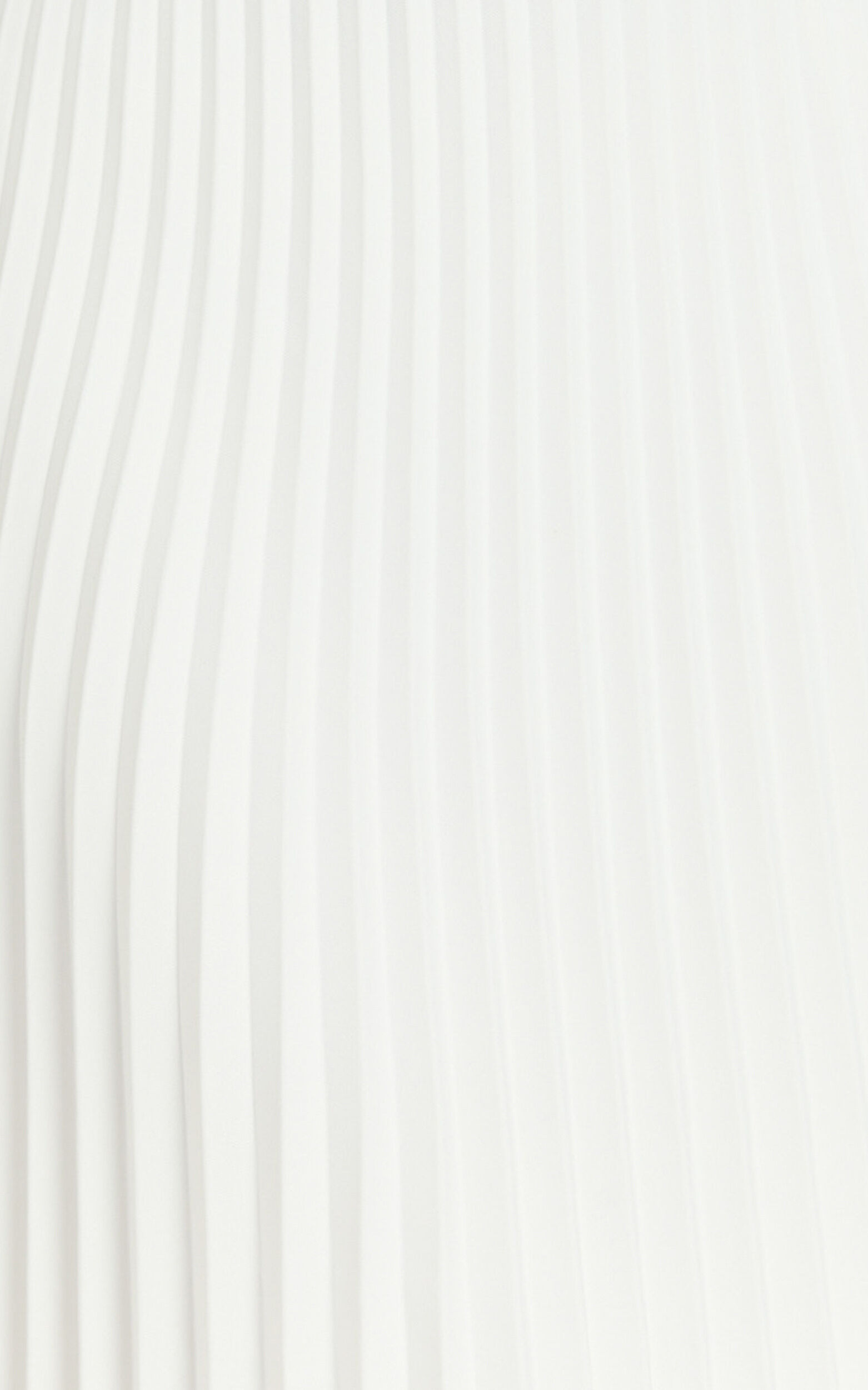 Harlee Midi Skirt - Pleated High Waist A Line Skirt in White