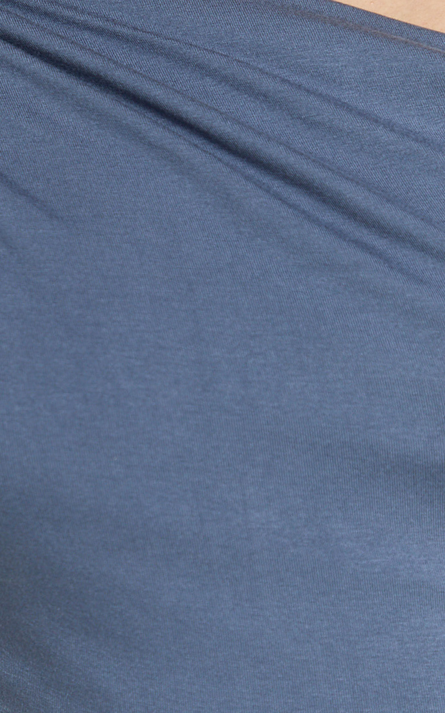 Jialeen Top - Off Shoulder Twist Asymmetrical Sleeve Top in Steel