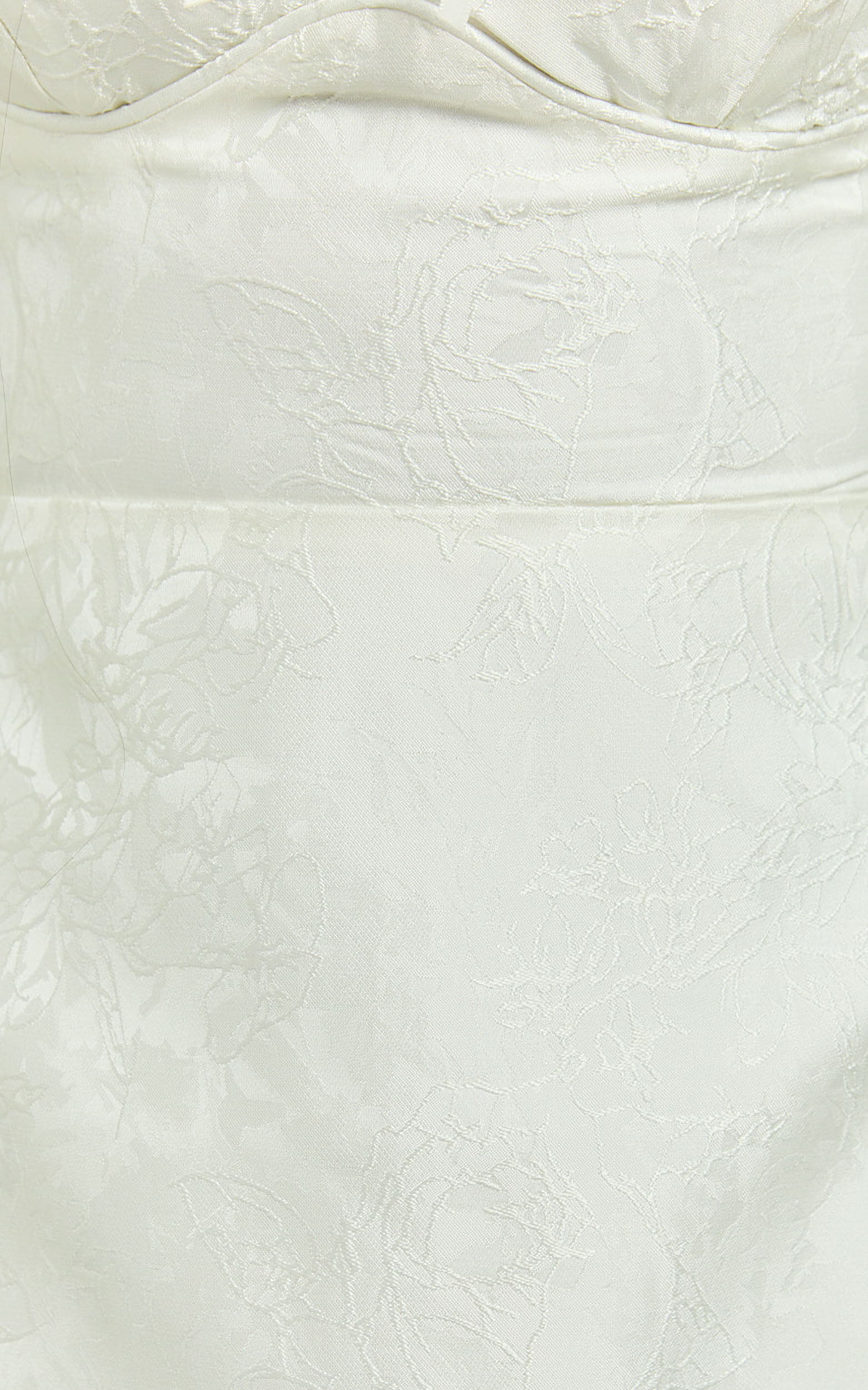 Mavic Mini Dress - Tie Detail Bust Dress in White