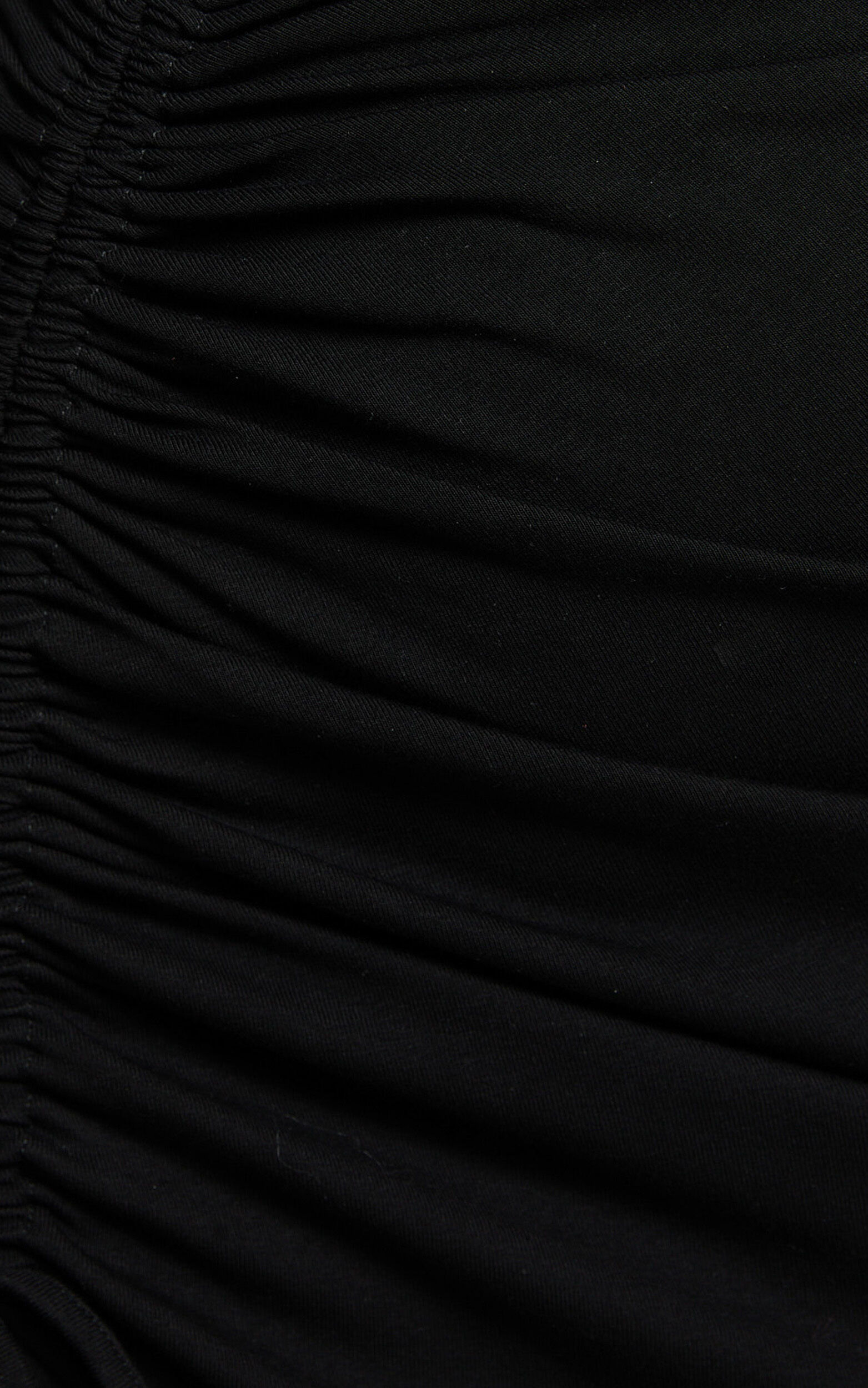 Alona Midi Dress - Sleeveless Bodycon Thigh Split Dress in Black